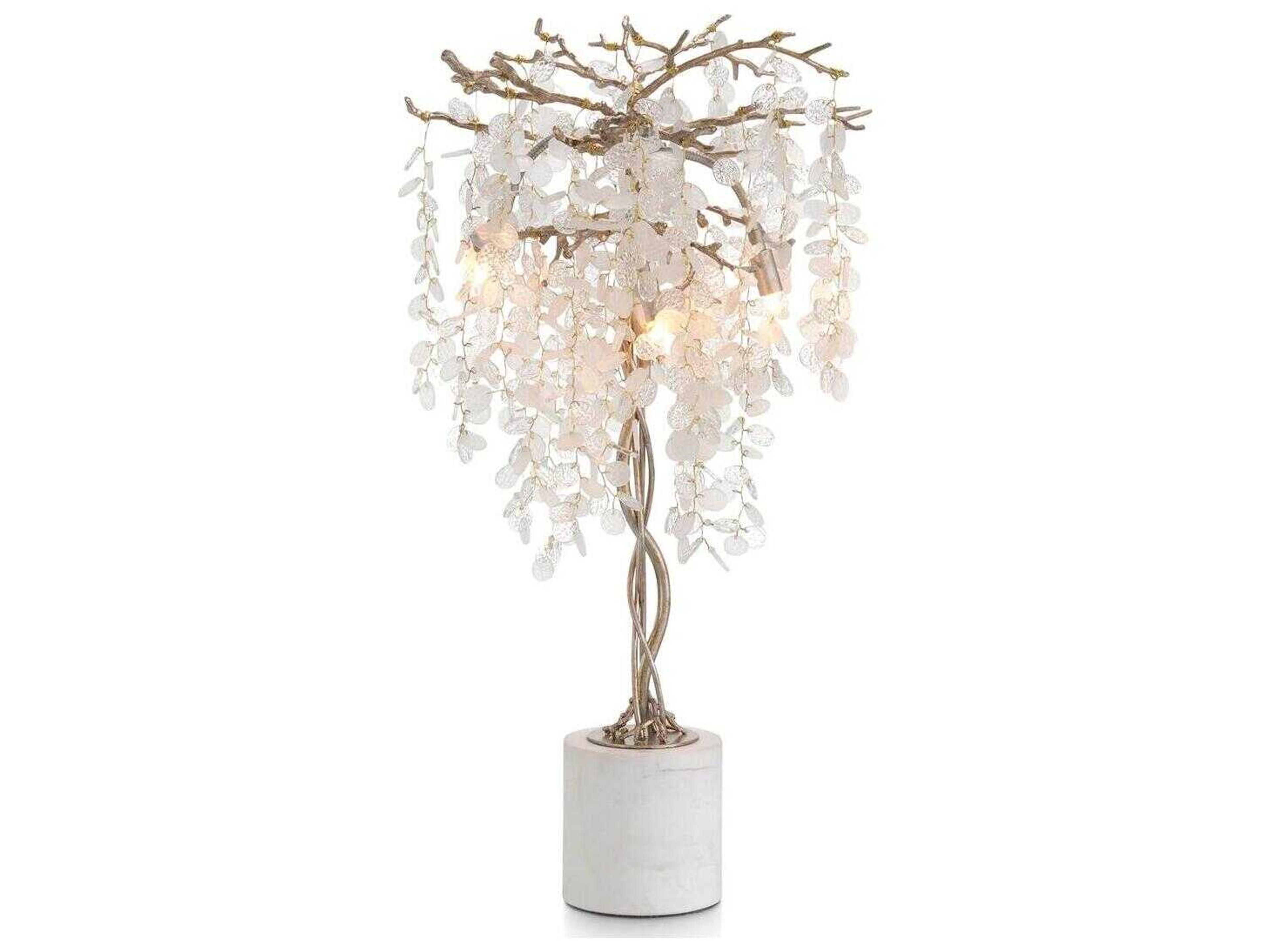 Shiro-Noda Gold Crystal Buffet Lamp