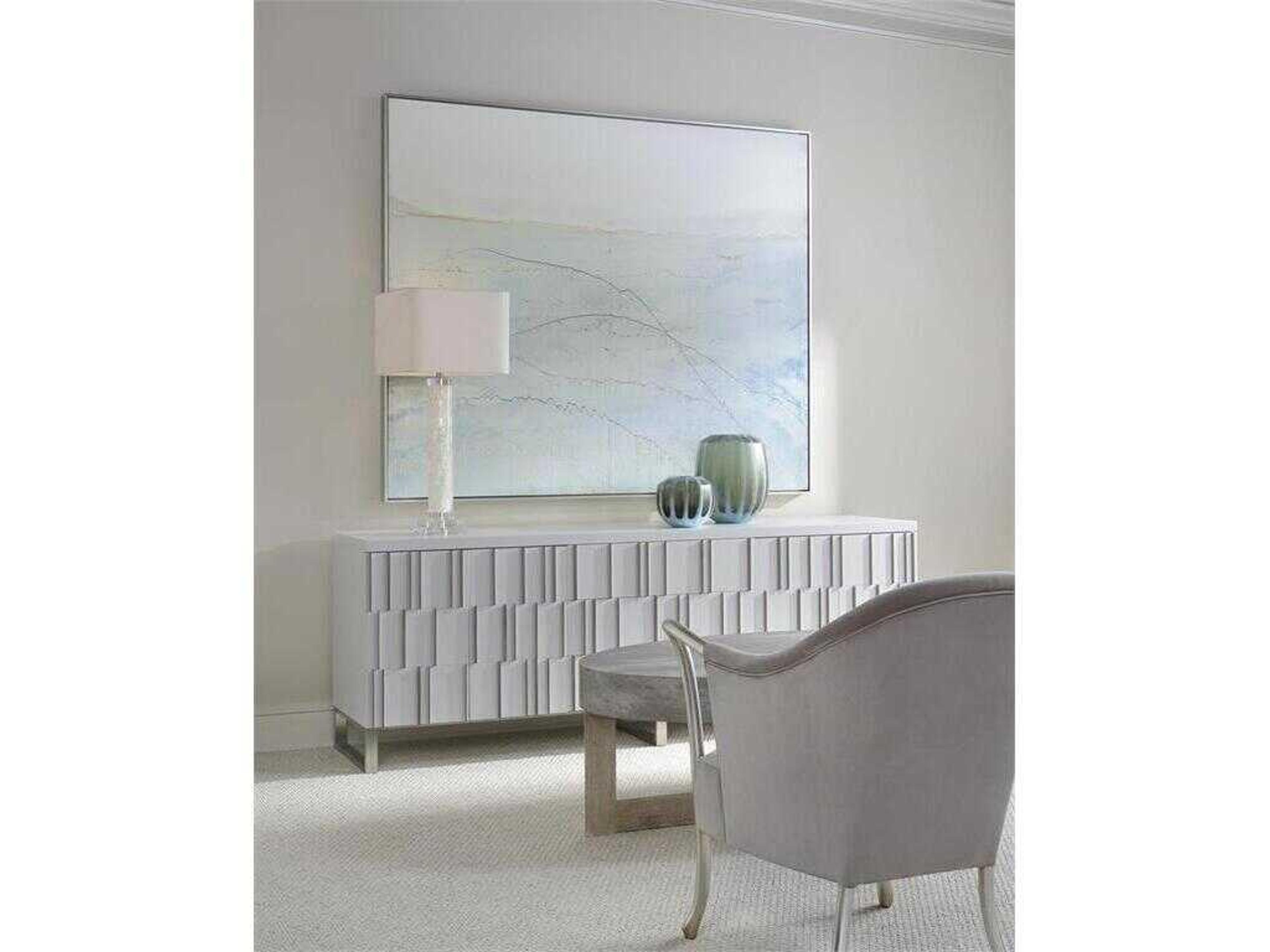 John Richard Margaret Fisher White Buffet Lamp