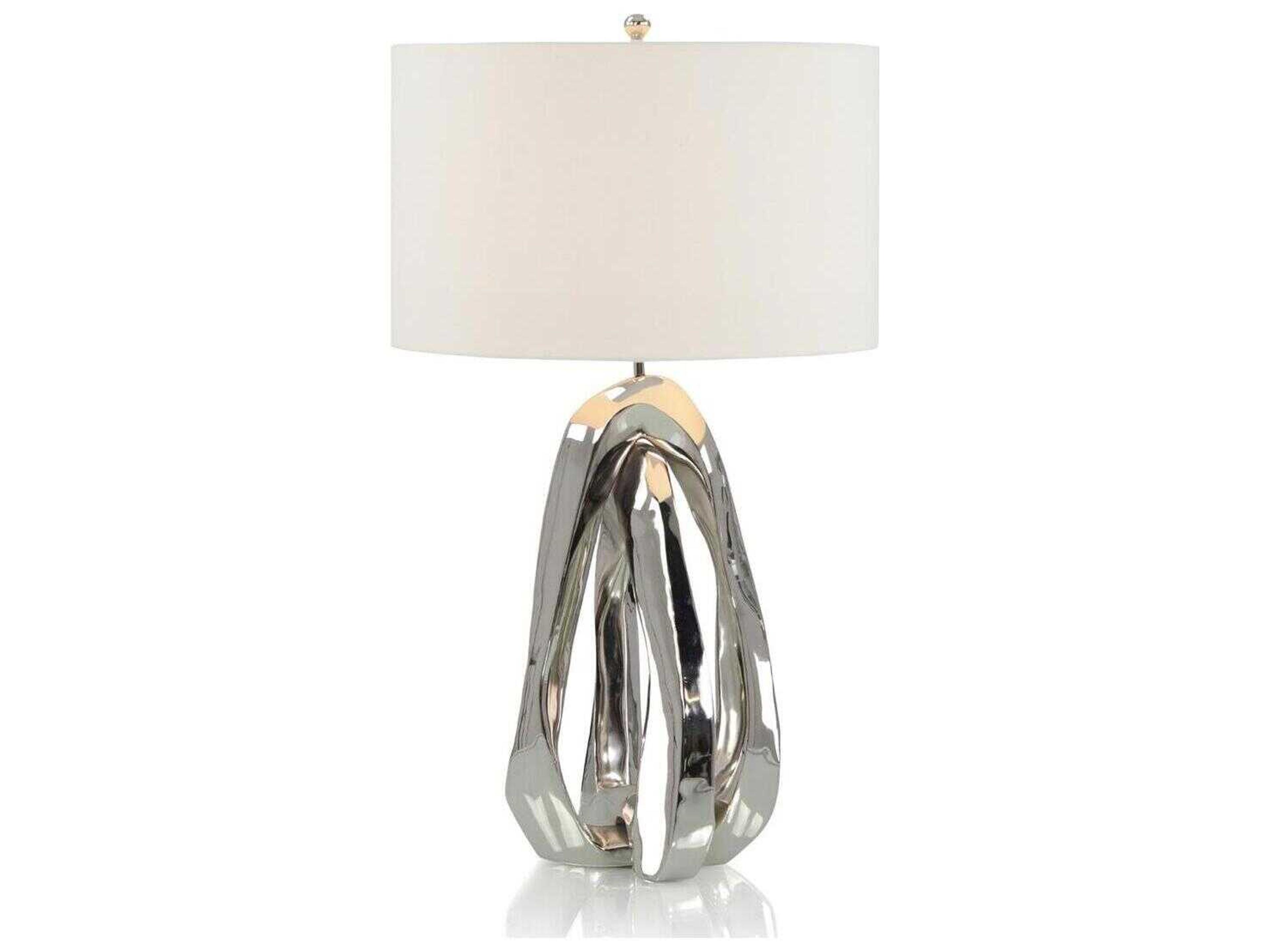 Mark McDowell Amorphic Polished Nickel Buffet Lamp