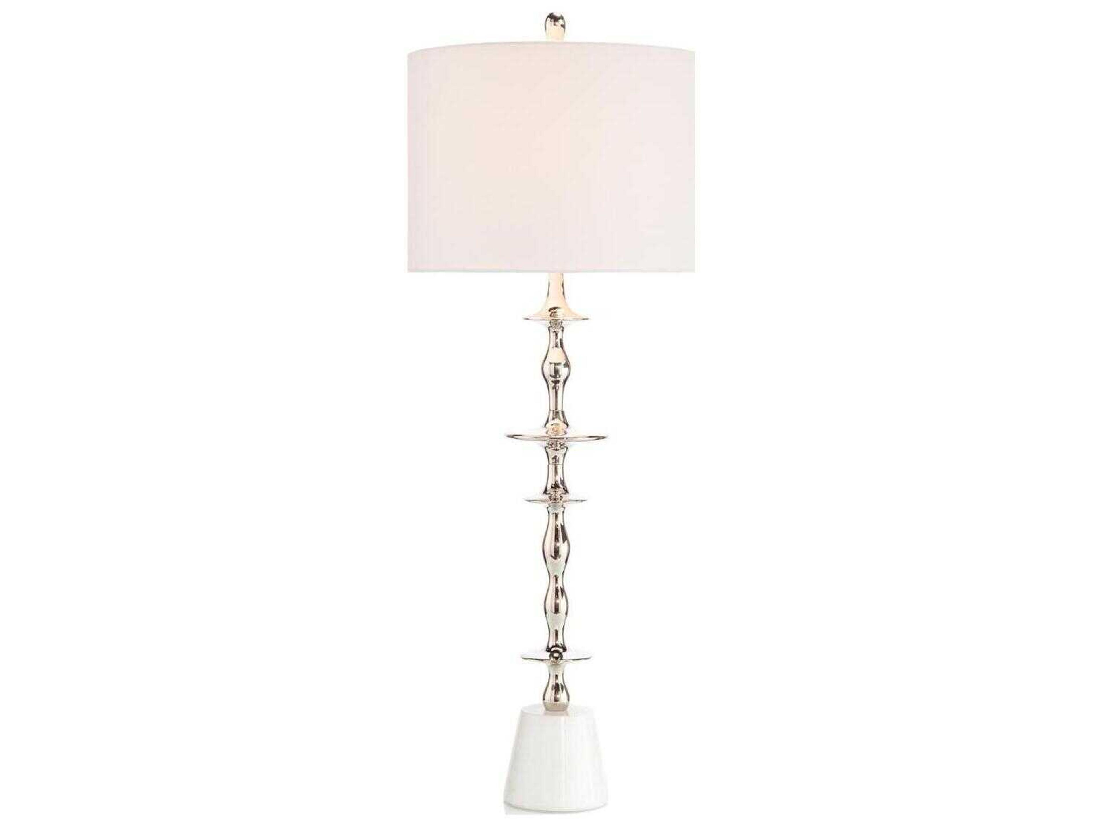 John Richard Polished Nickel Floor Lamp