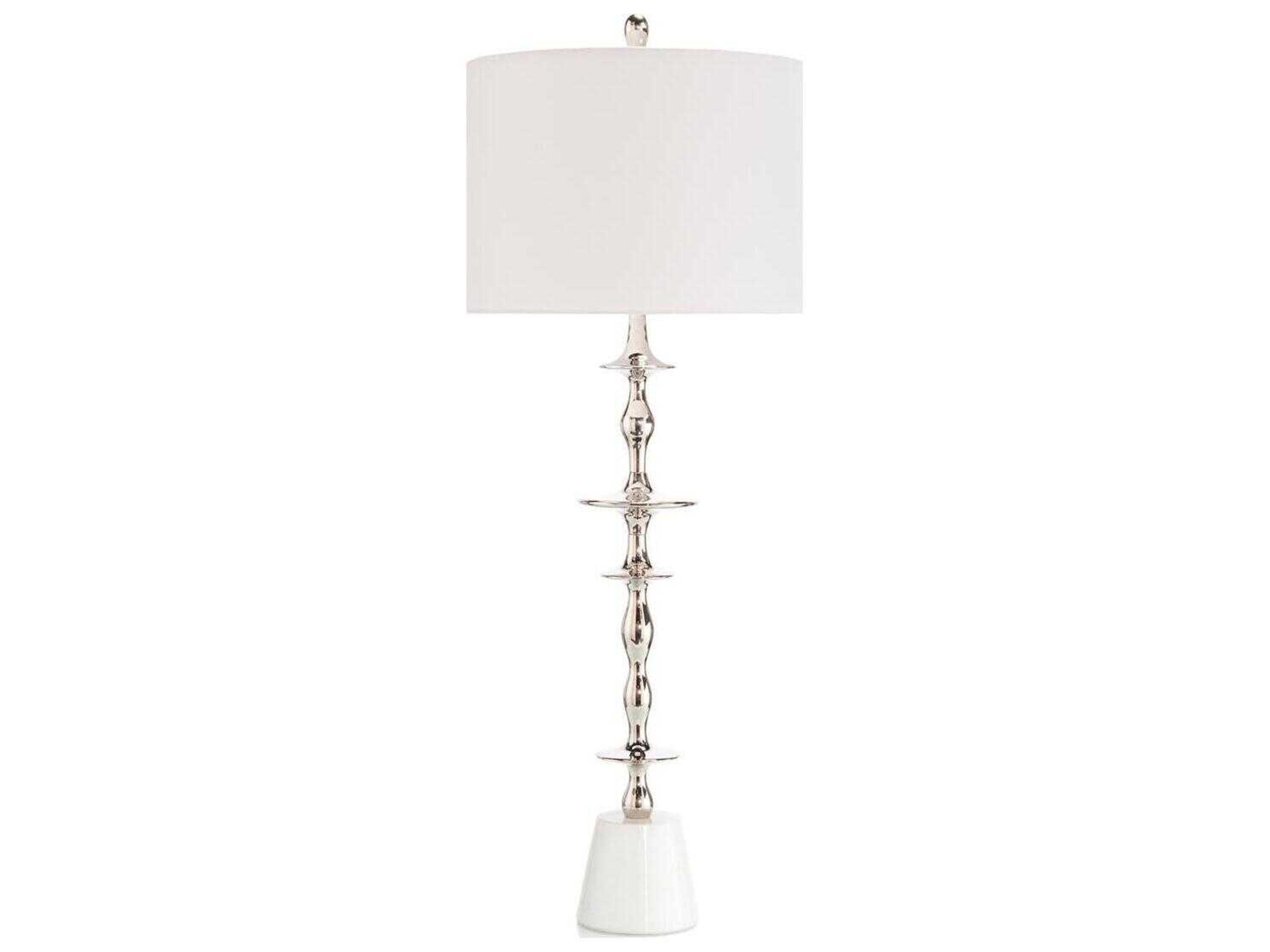 John Richard Polished Nickel Floor Lamp