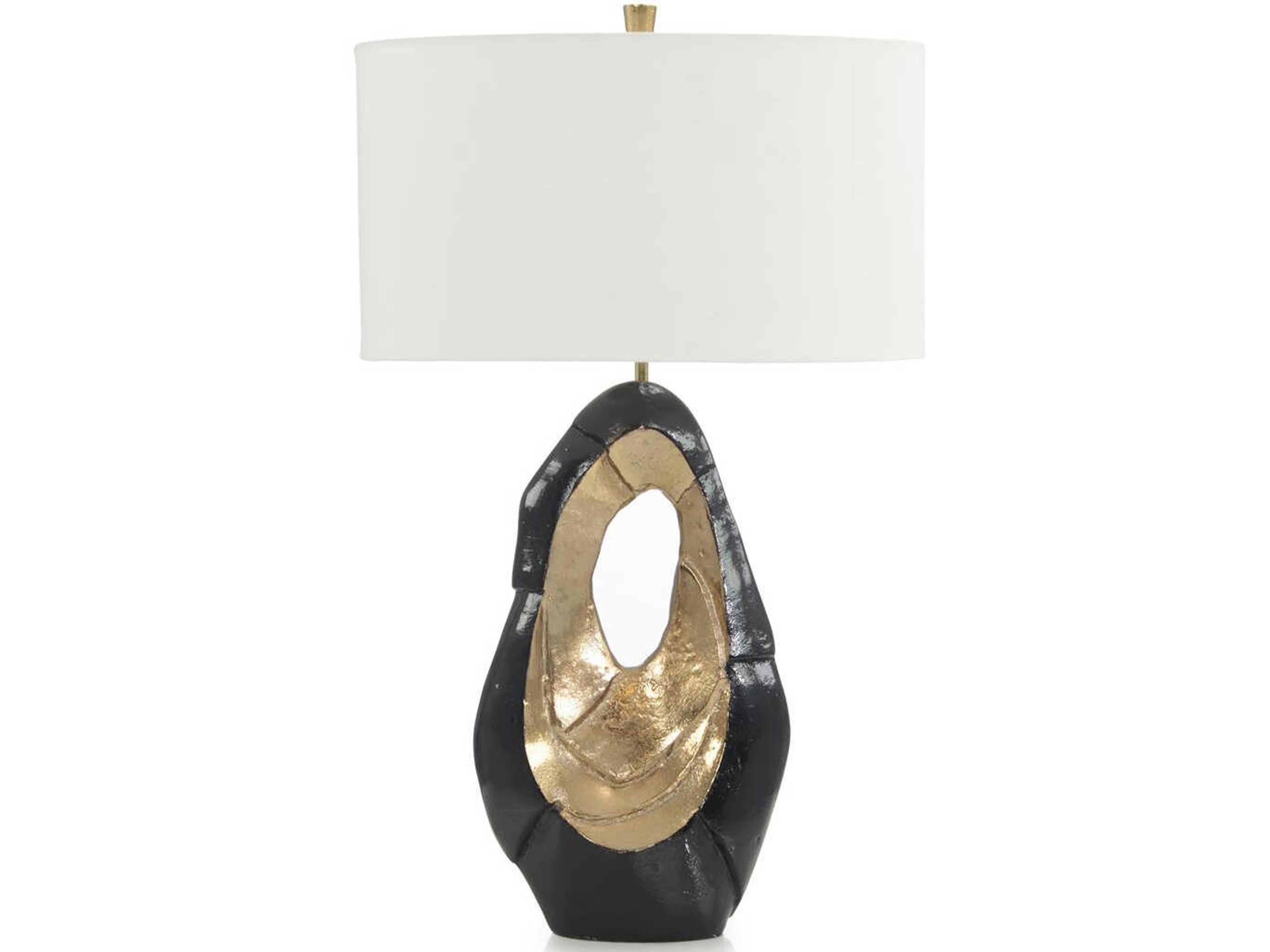 John Richard Brass Black Buffet Lamp