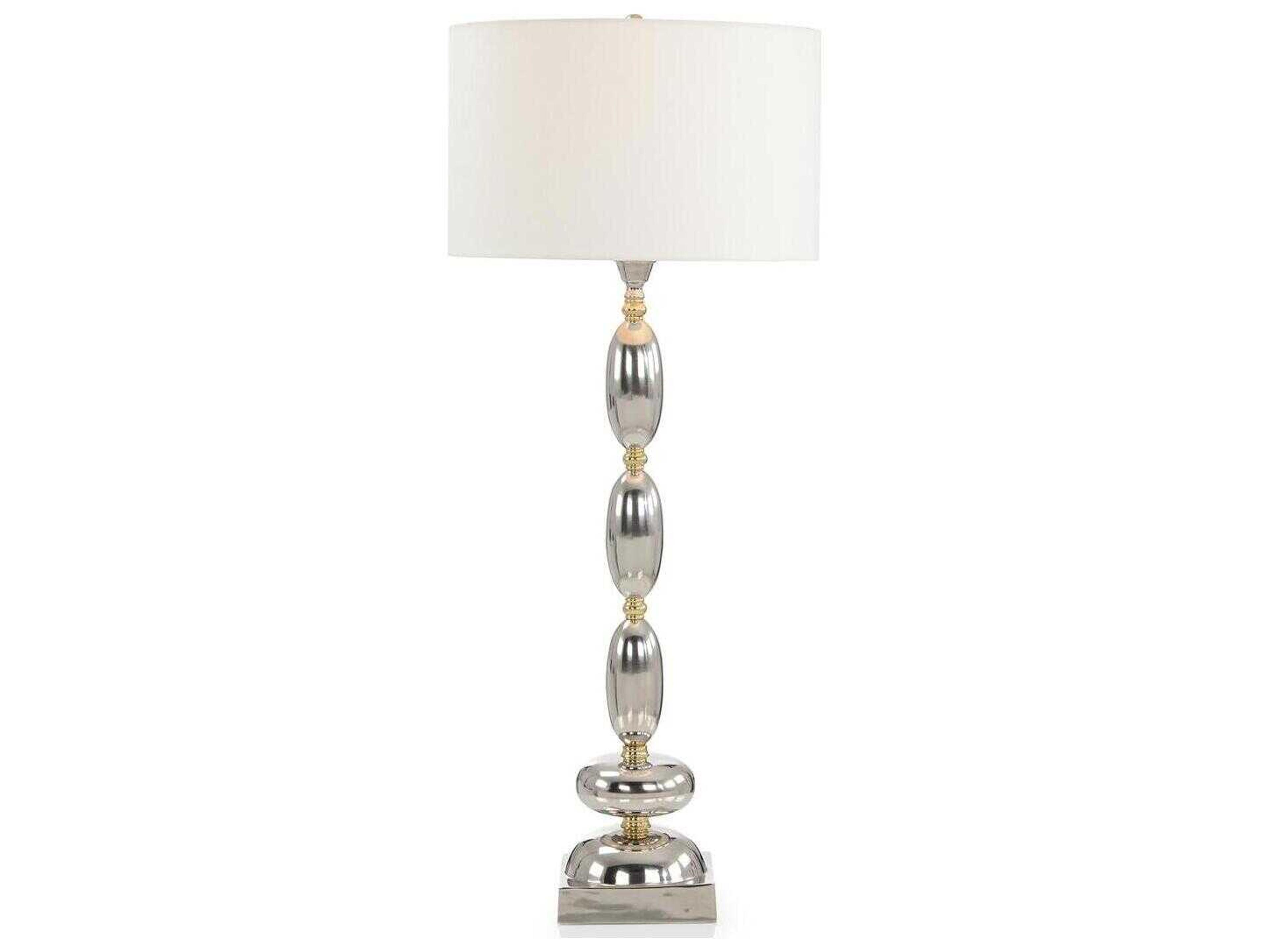 John Richard Nadal Polished Nickel Buffet Lamp