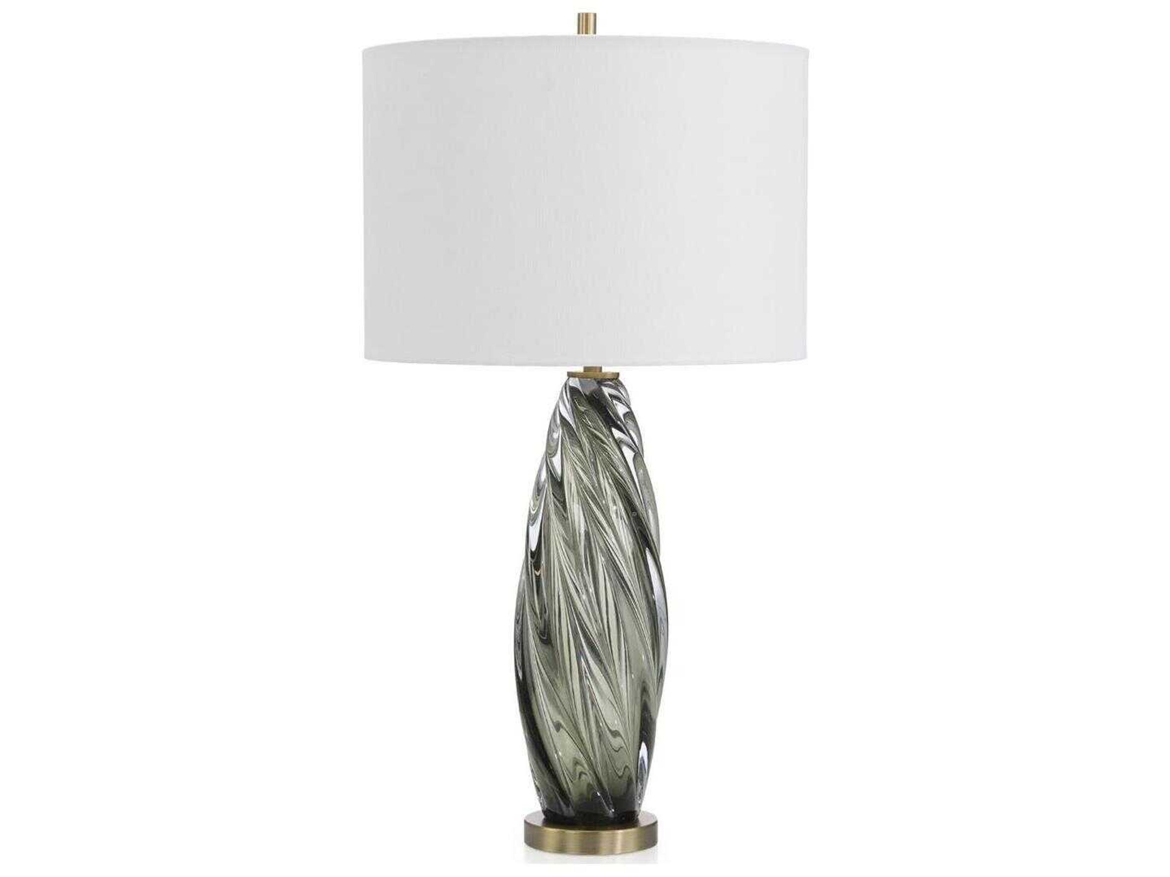 John Richard Olive Green Buffet Lamp