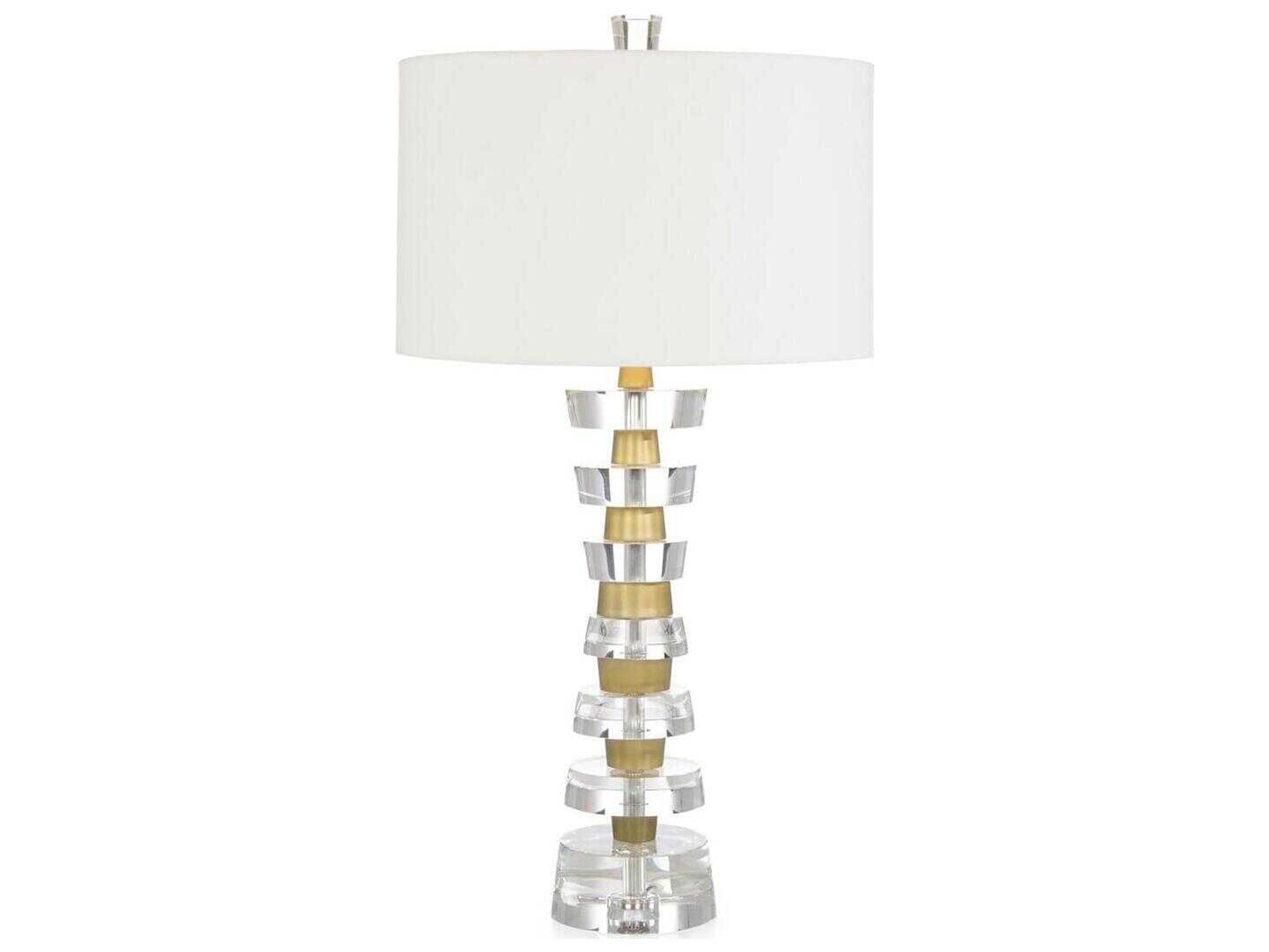 John Richard Kevin VonKluck Chatoyer Bronze Crystal Buffet Lamp