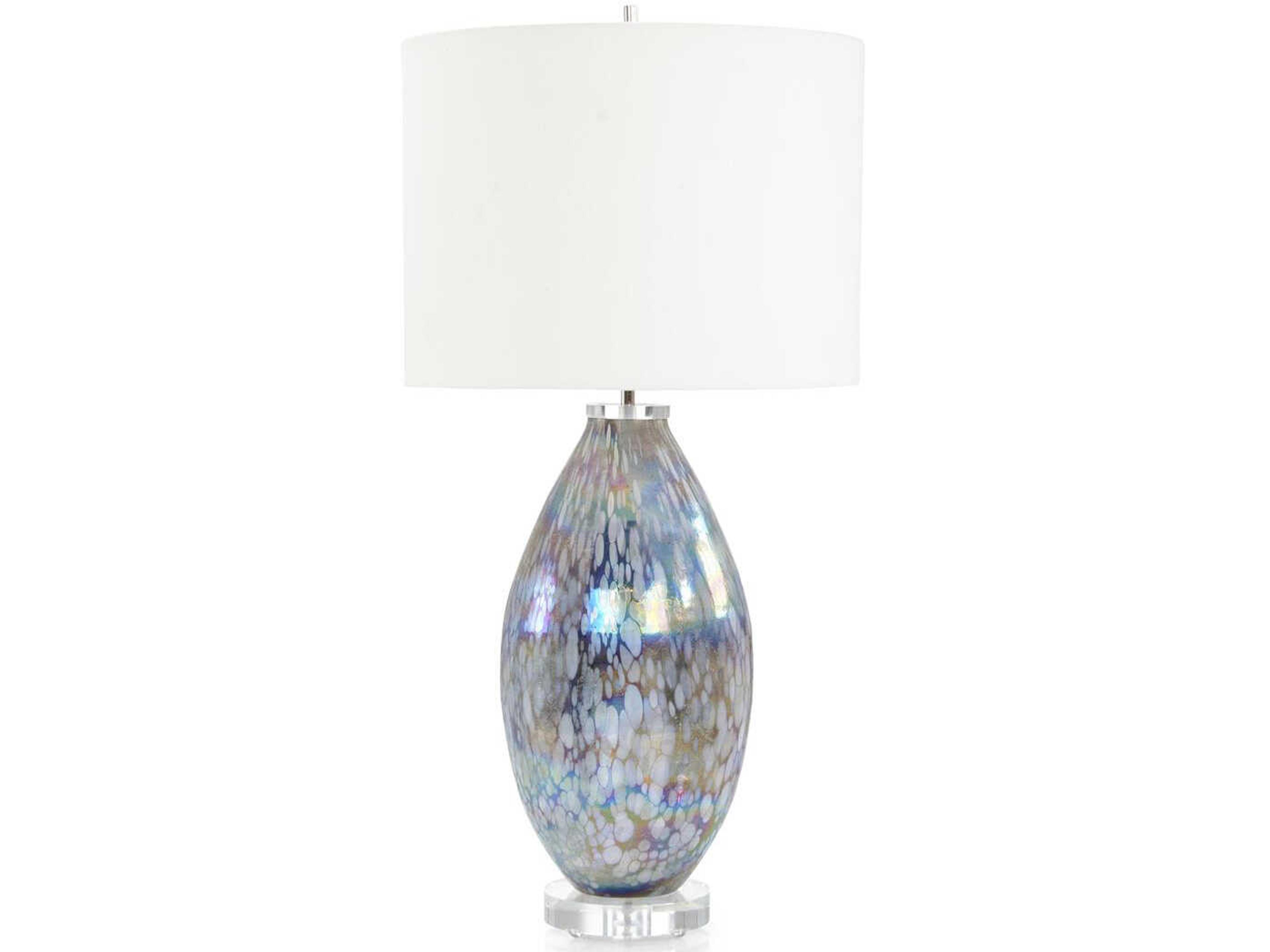 John Richard Ciara Clear Glass Buffet Lamp