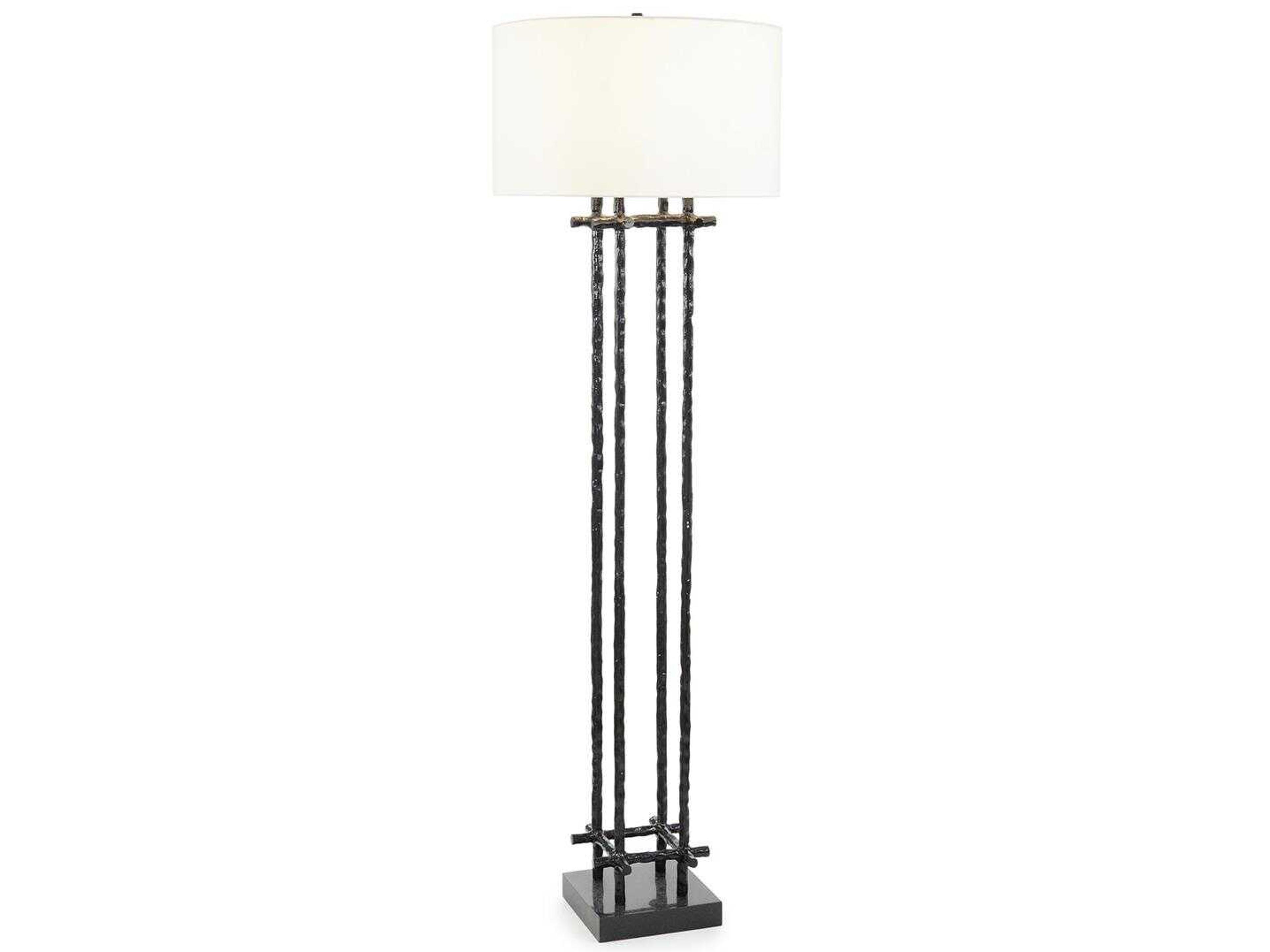 John Richard Mark McDowell Poteau Black Floor Lamp