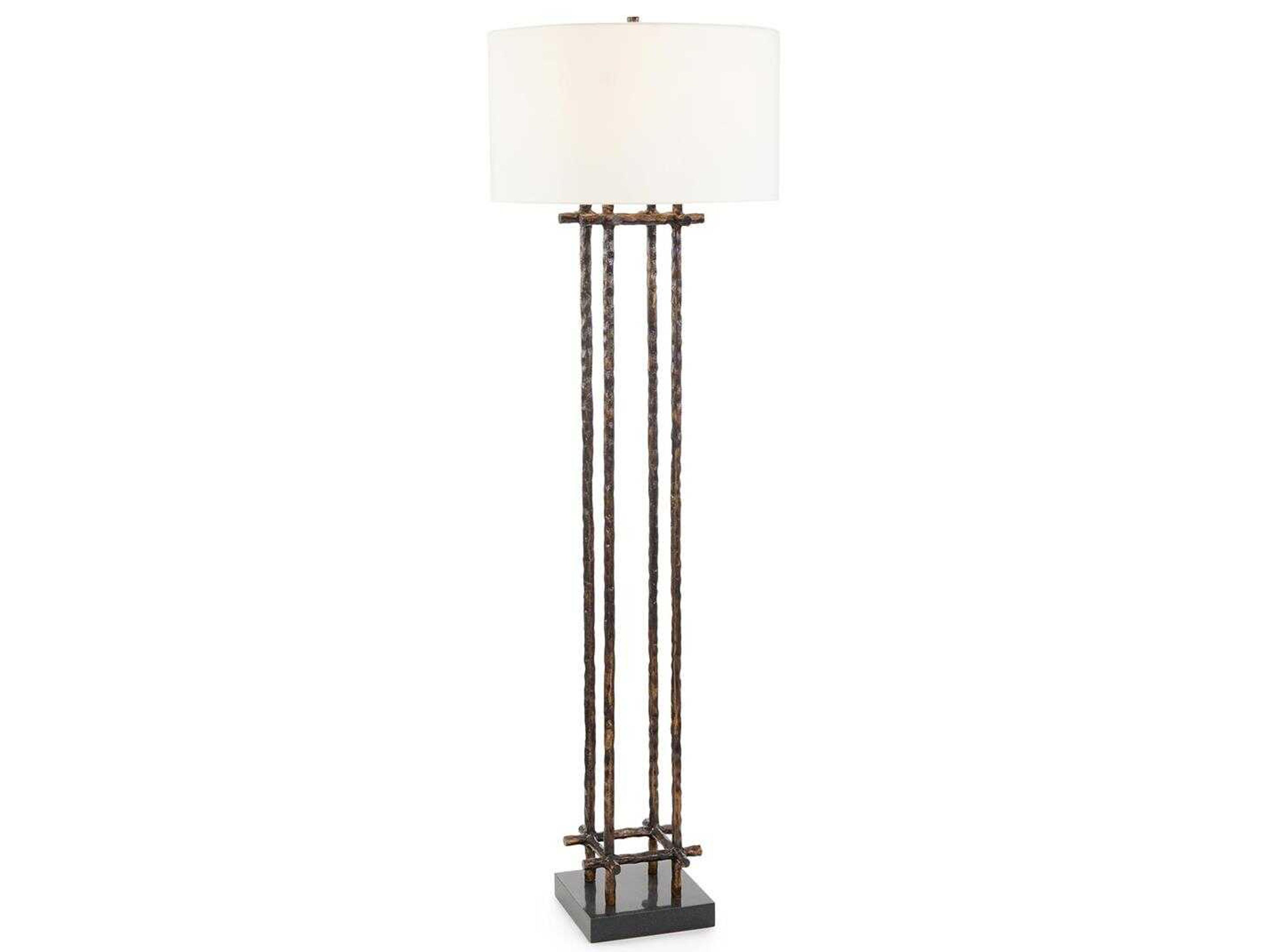 Mark McDowell Poteau Bronze Black Floor Lamp