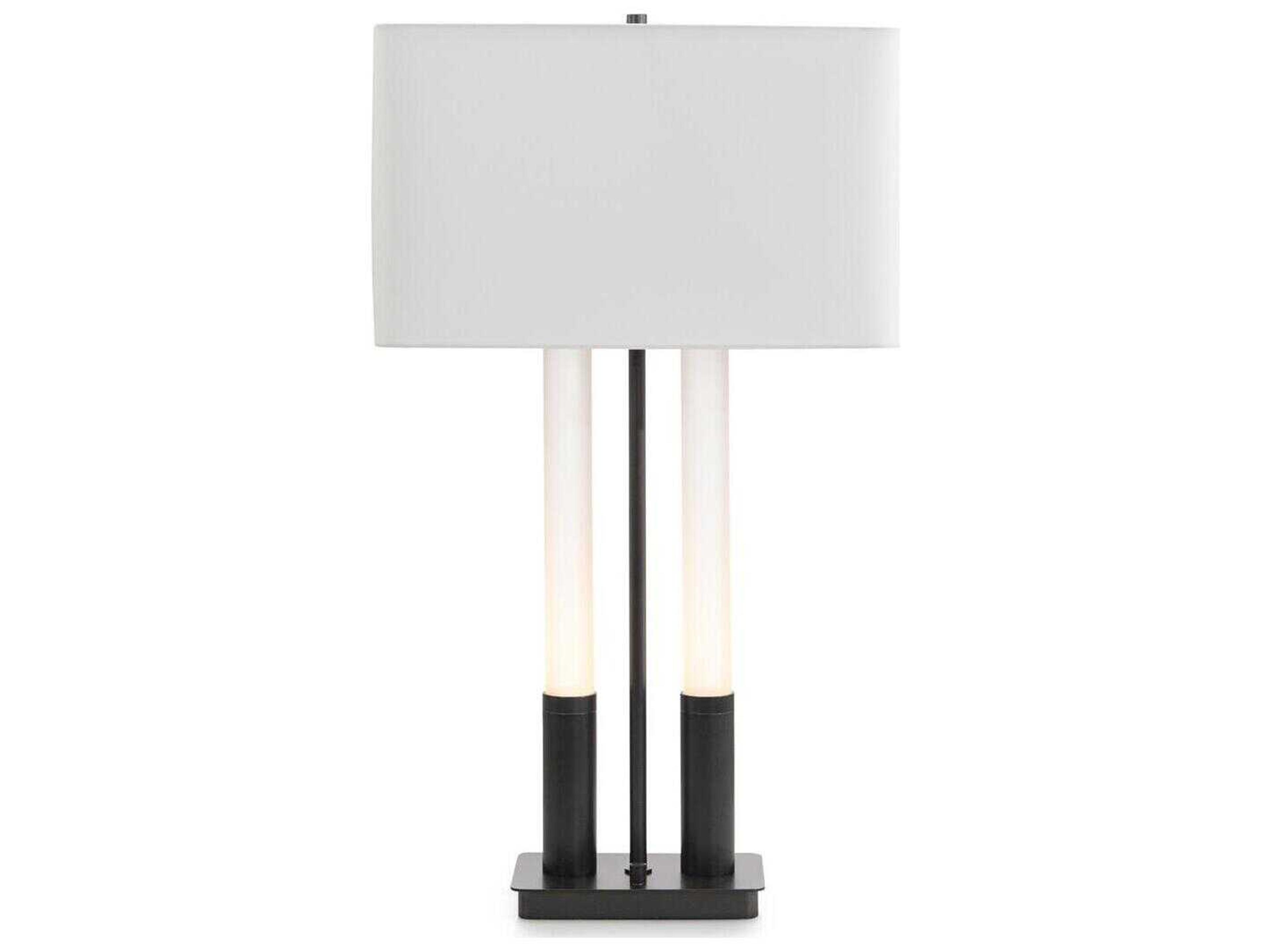 John Richard Gemini Bronze Buffet Lamp