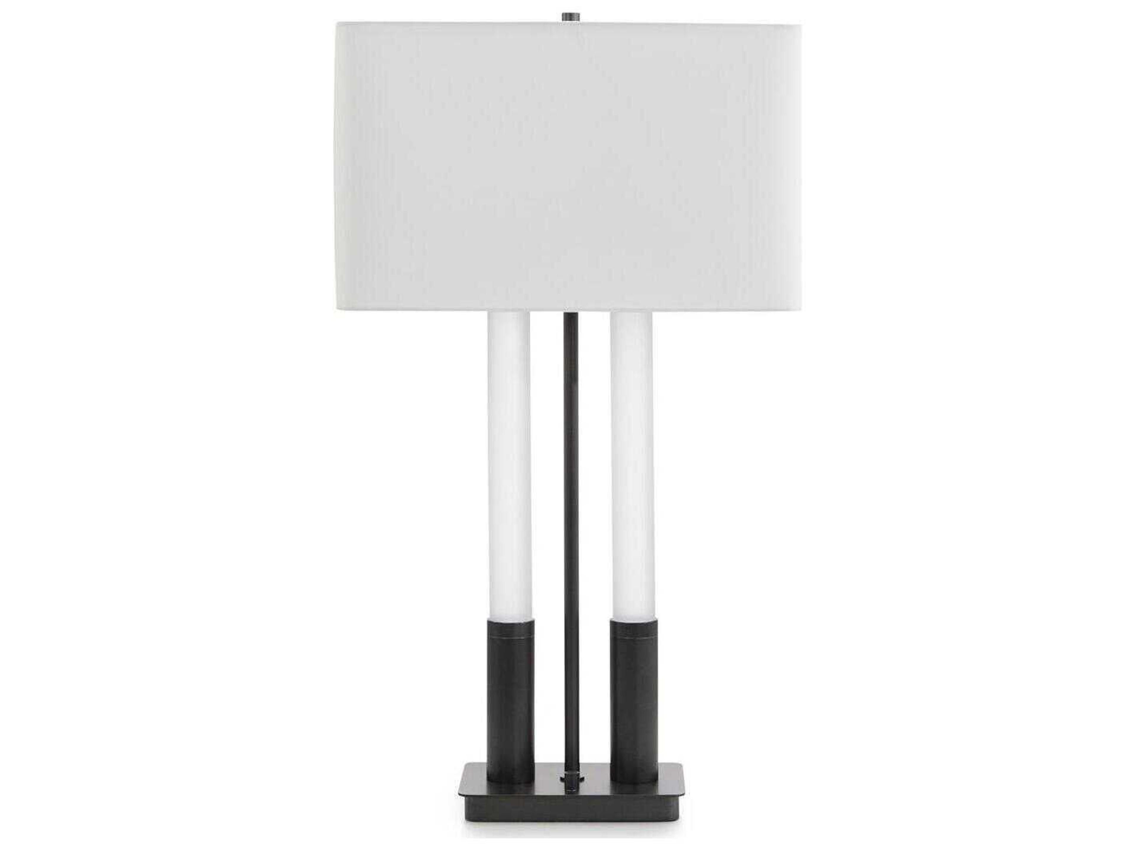 John Richard Gemini Bronze Buffet Lamp