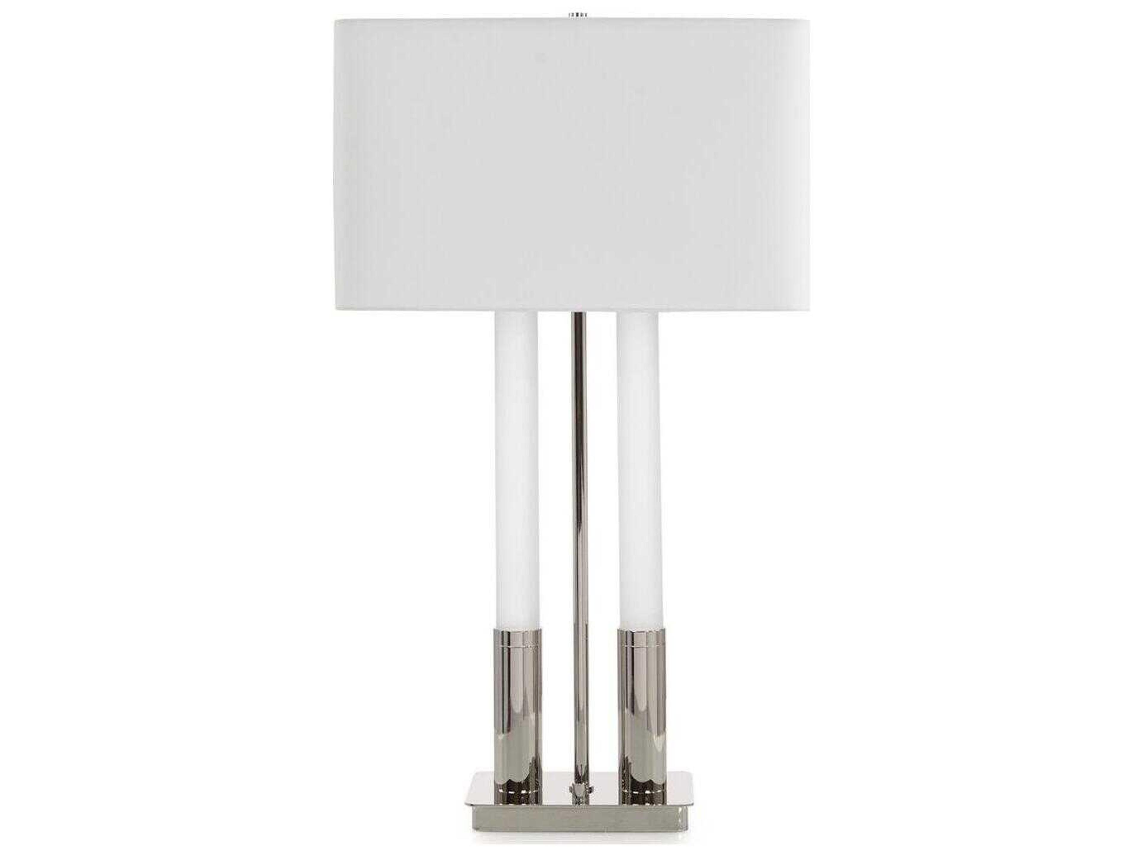 John Richard Gemini Nickel Buffet Lamp