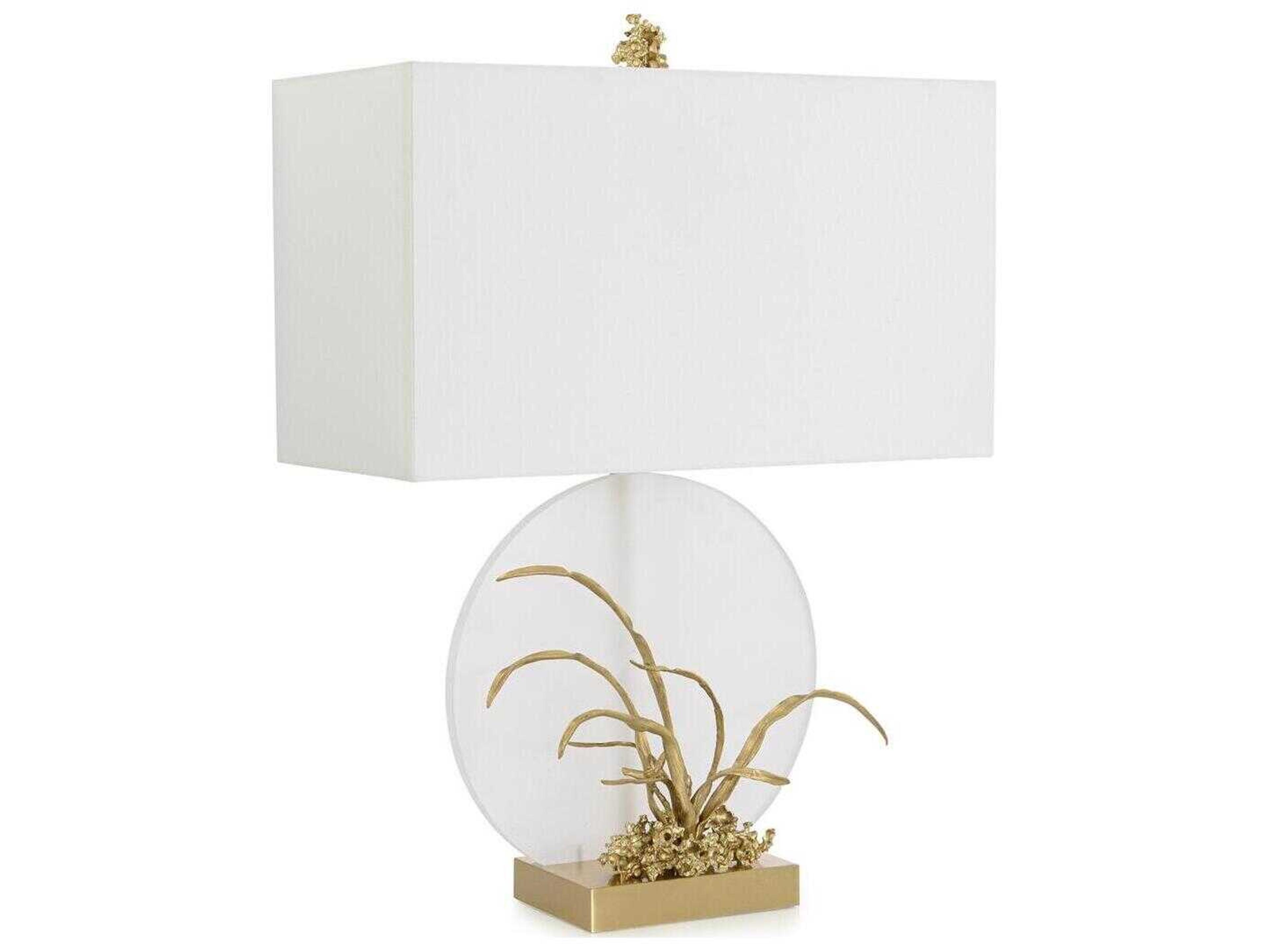 John Richard Serenity Polished Brass Buffet Lamp