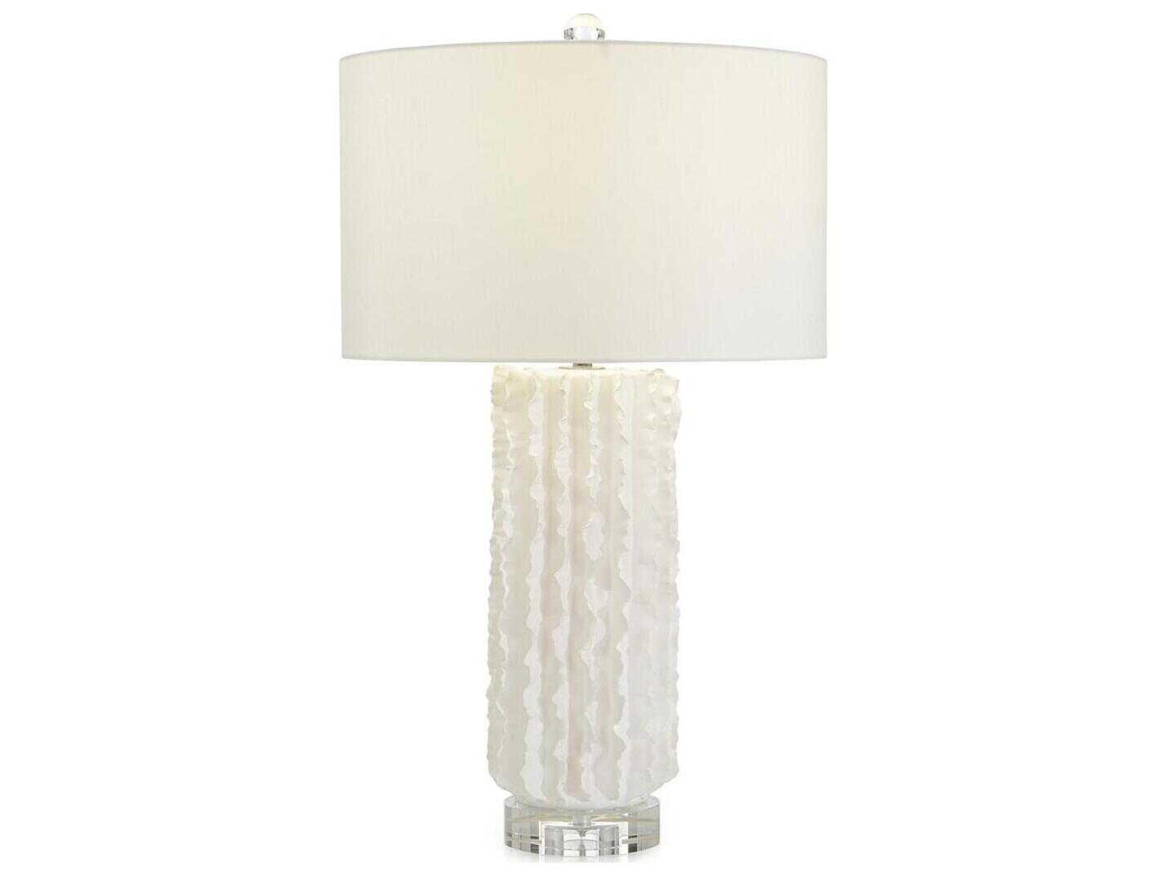 John Richard Volante White Buffet Lamp