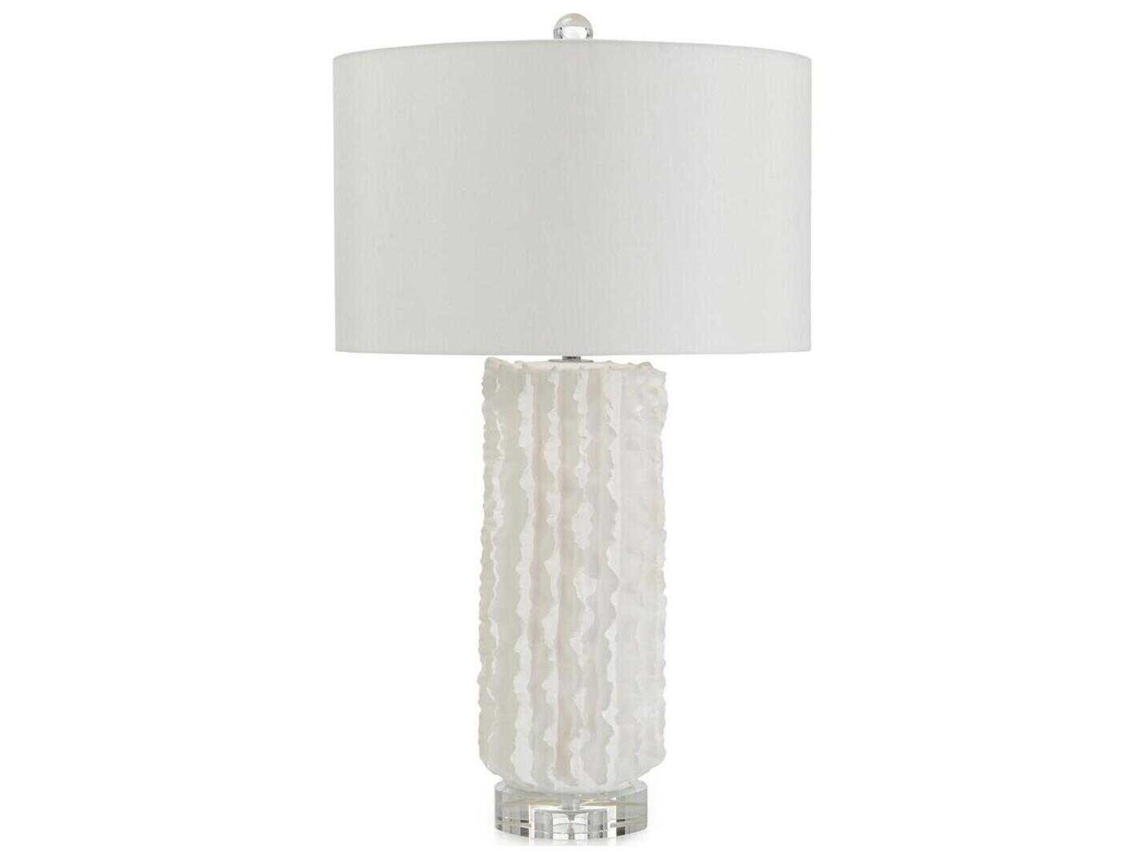 John Richard Volante White Buffet Lamp