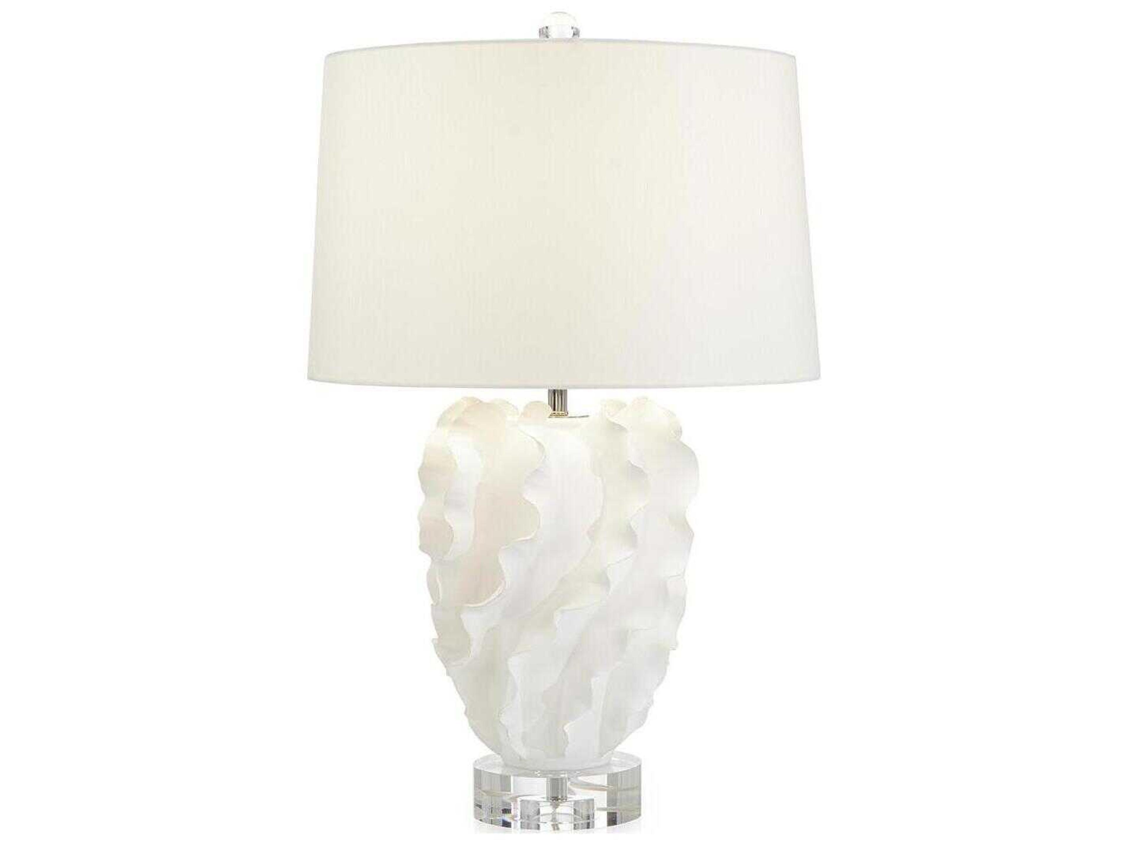 John Richard Balza White Buffet Lamp