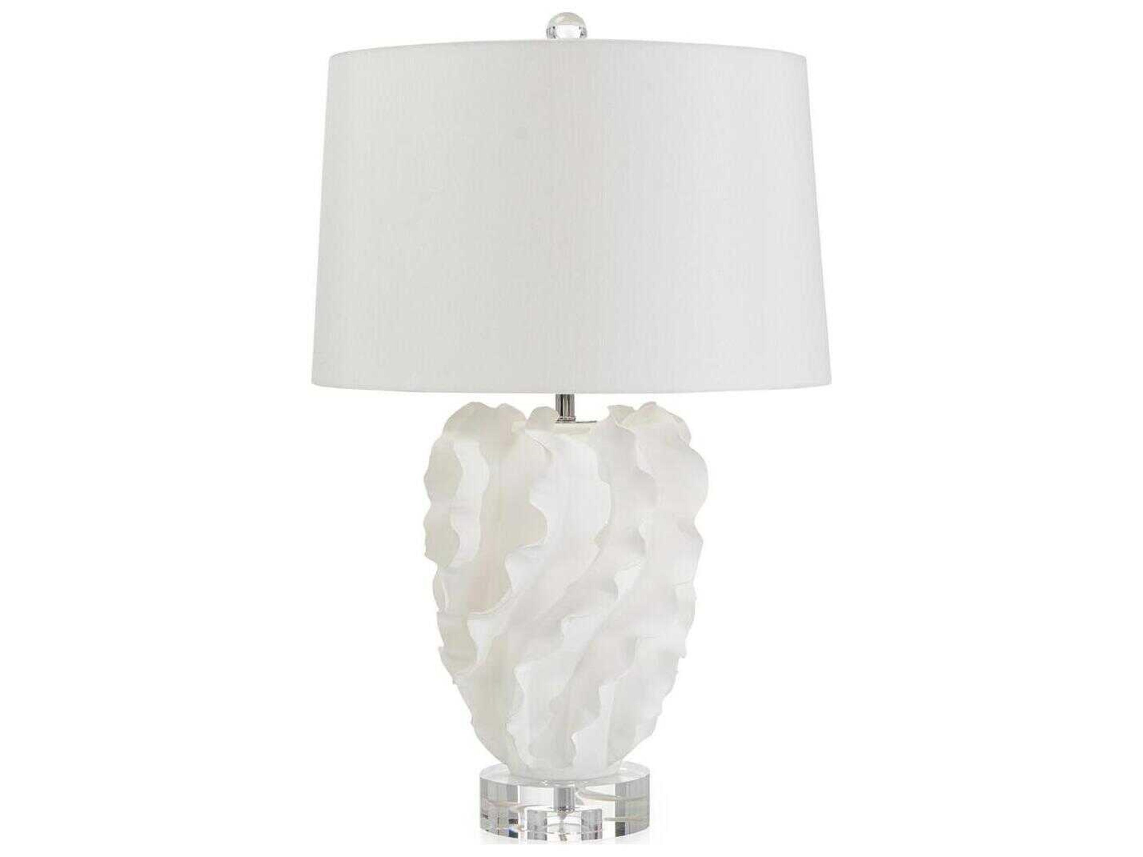 John Richard Balza White Buffet Lamp