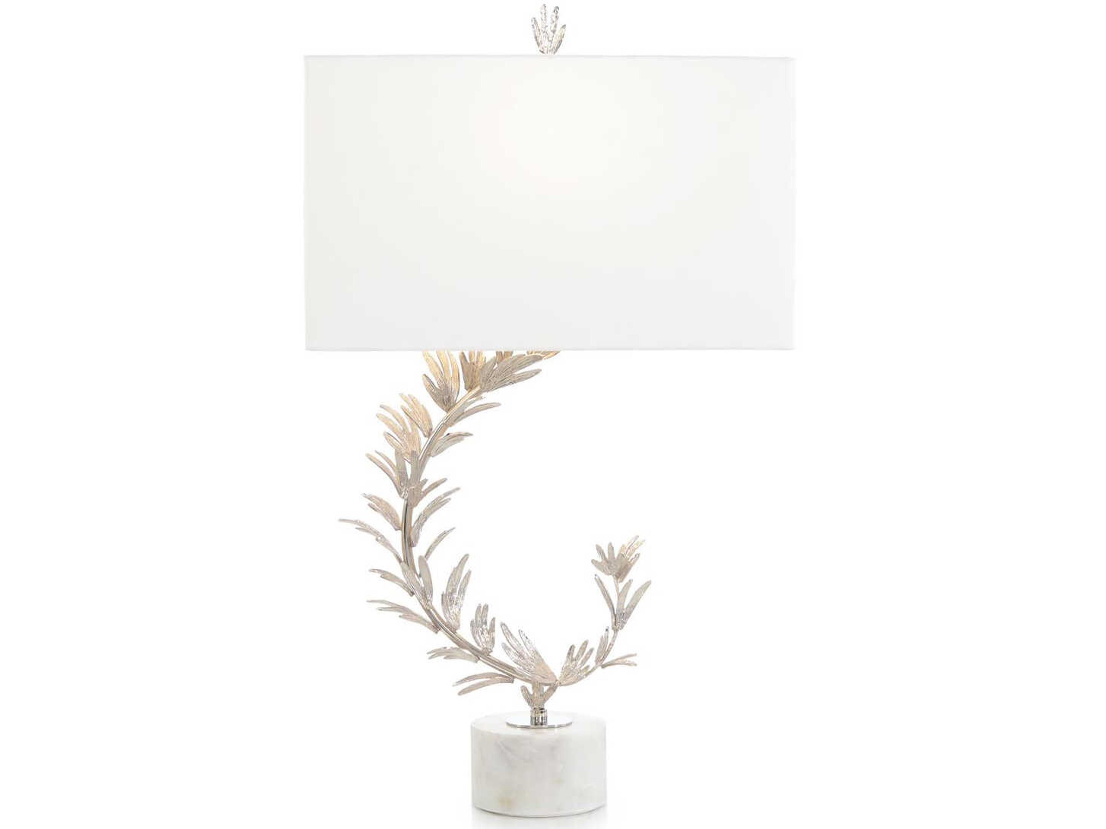 John Richard Crescita Polished Nickel Buffet Lamp