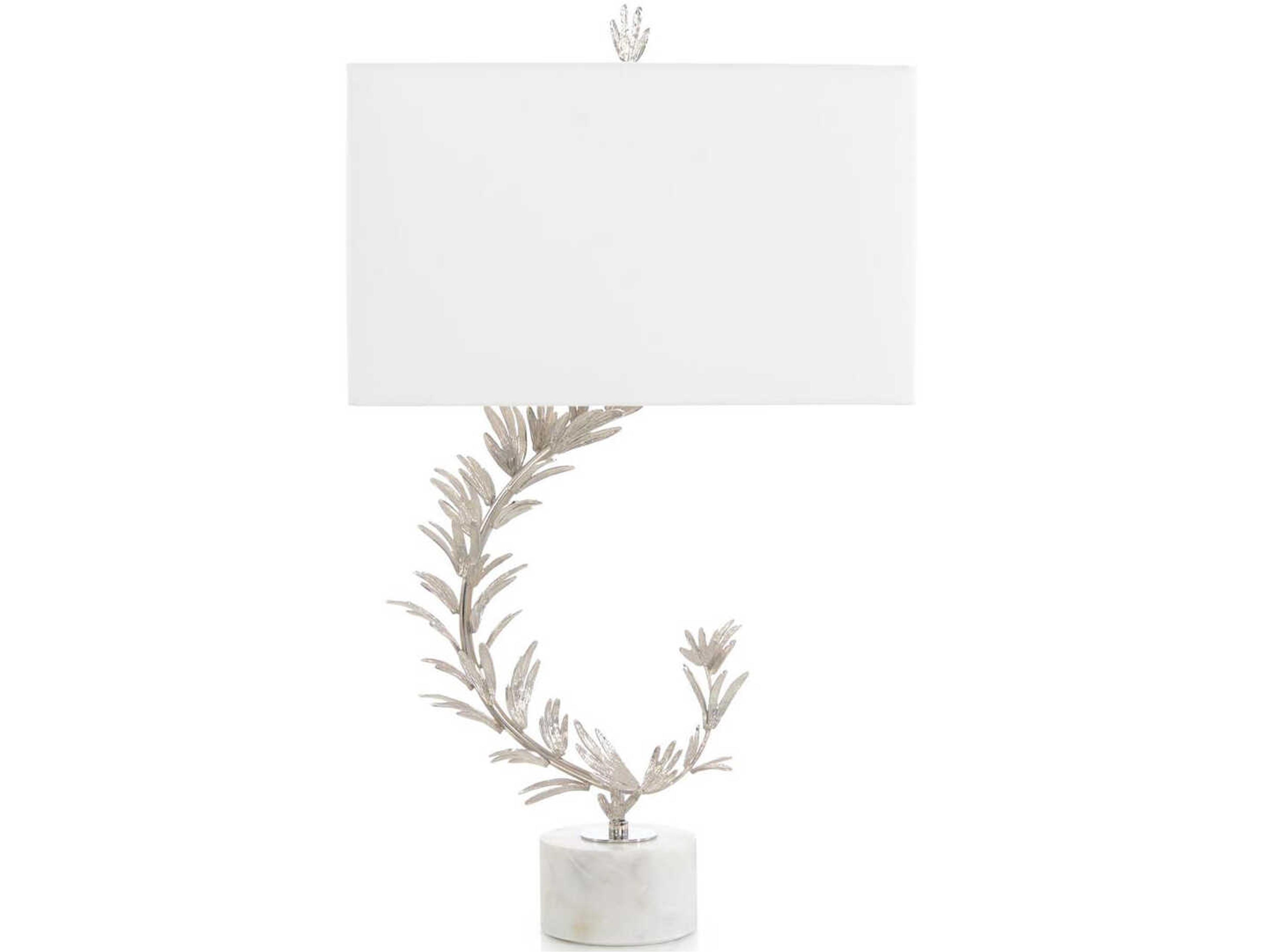 John Richard Crescita Polished Nickel Buffet Lamp