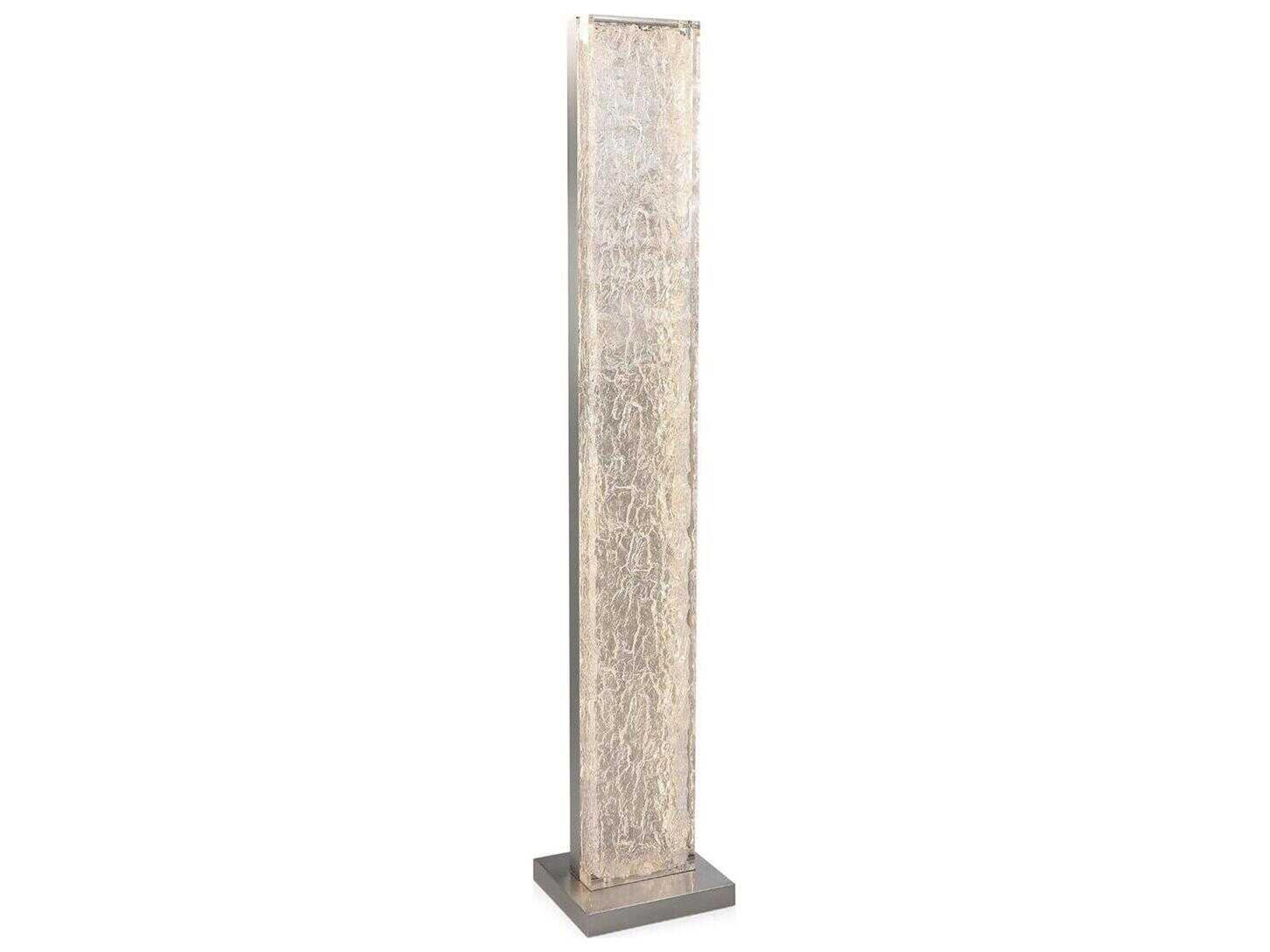 Boreal Brushed Nickel Floor Lamp