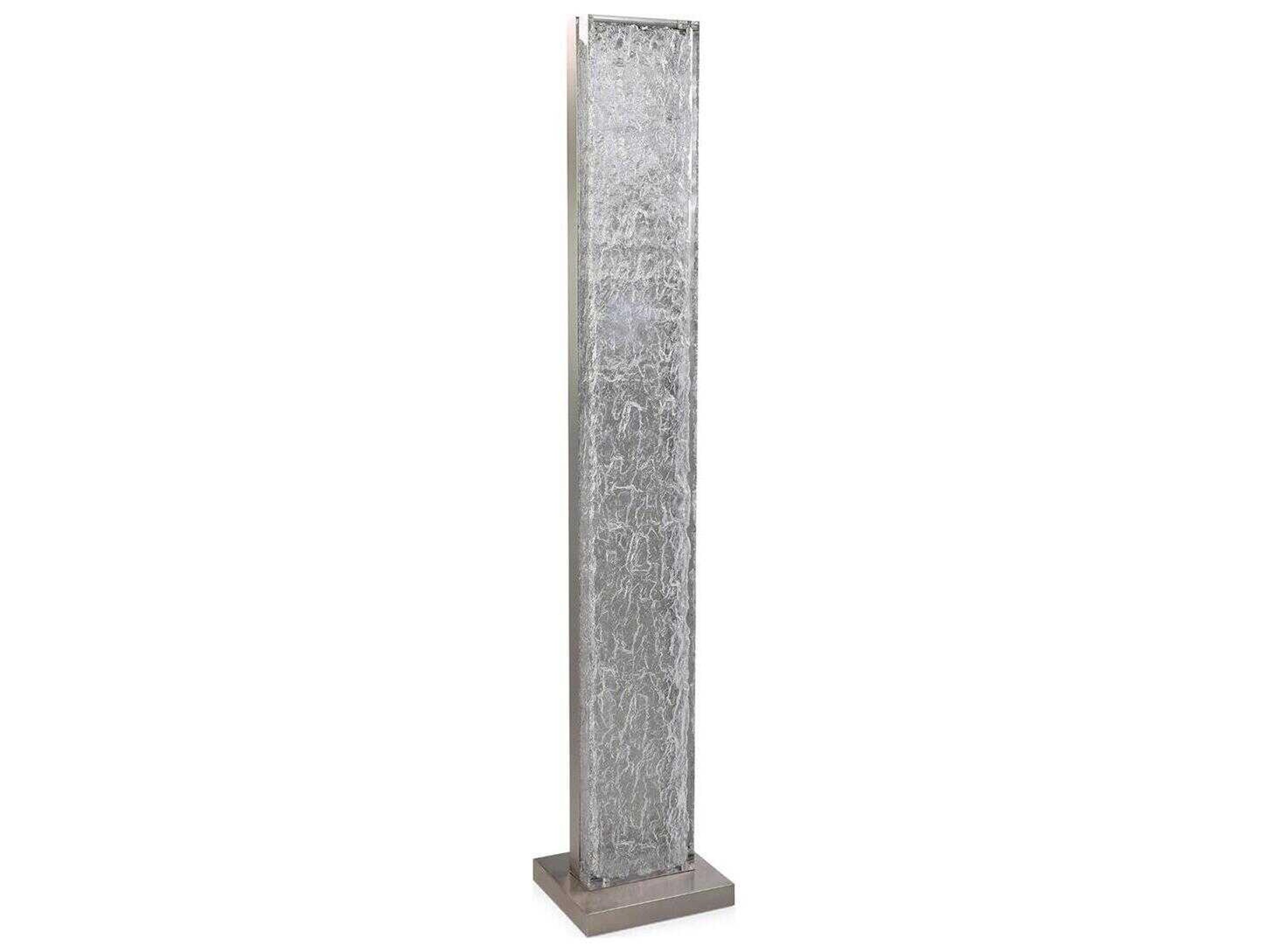 John Richard Boreal Brushed Nickel Floor Lamp
