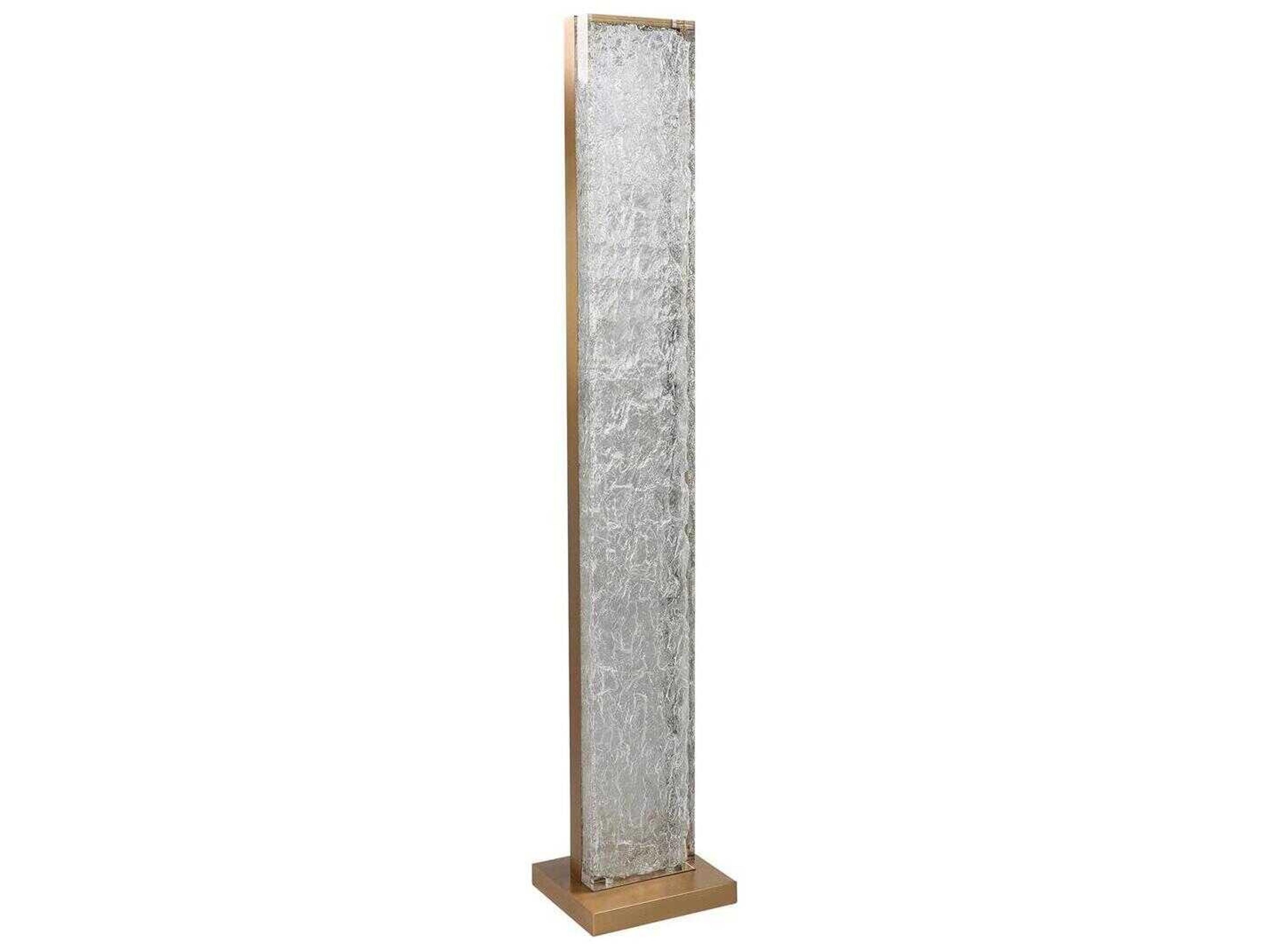 John Richard Boreal Antique Brass Floor Lamp