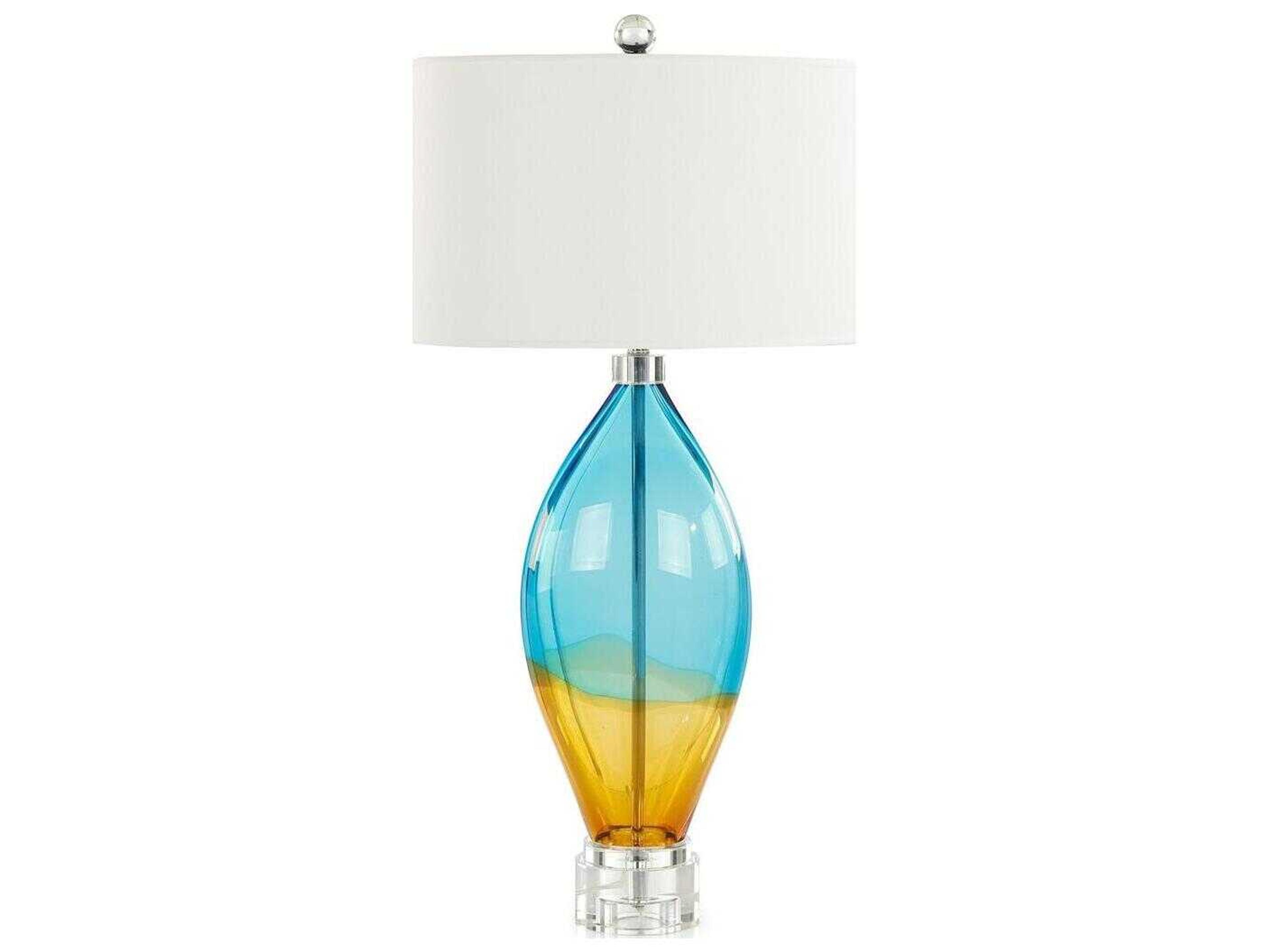 John Richard Blue Hour Blue Amber Buffet Lamp