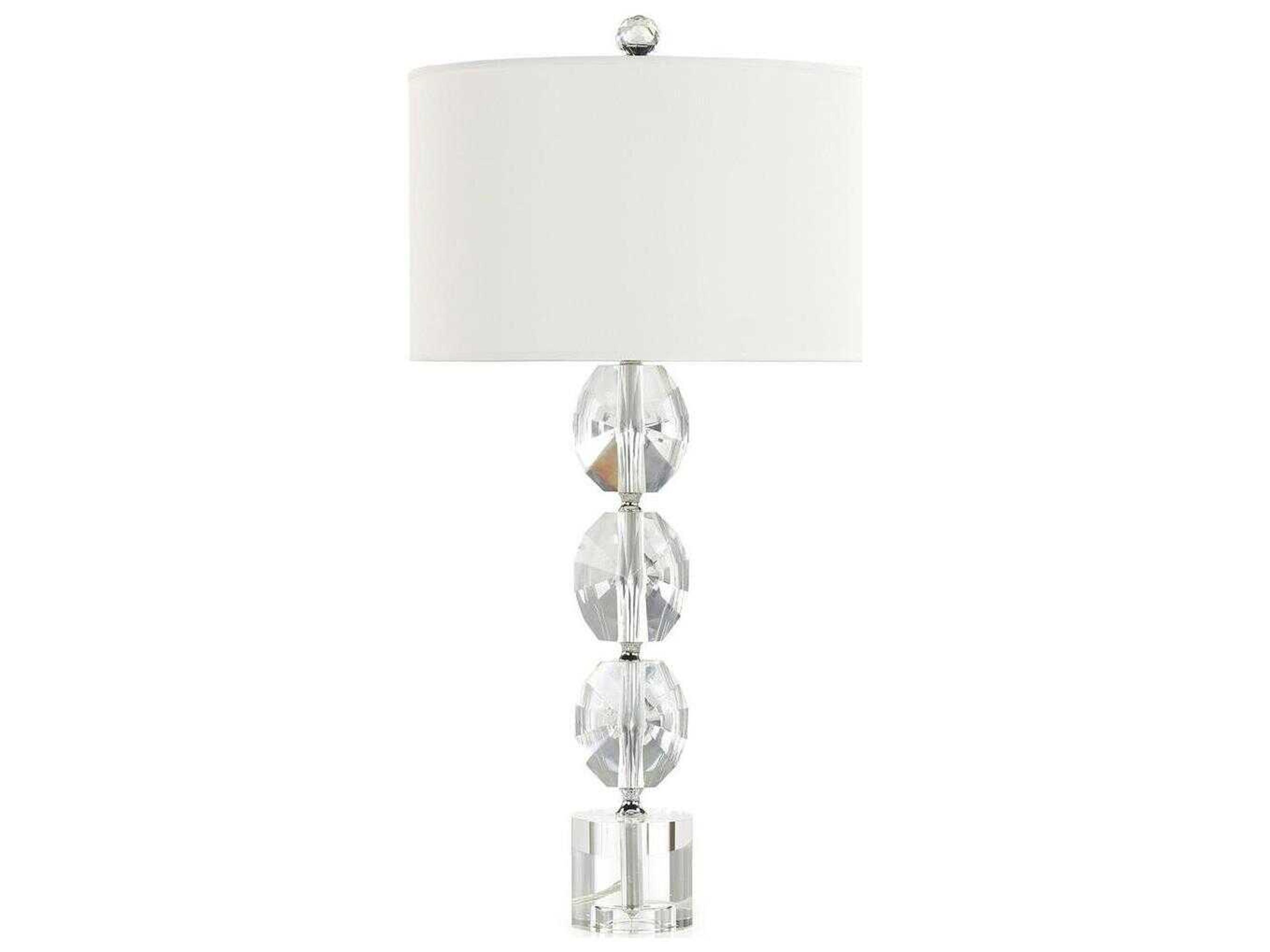 John Richard Crystal Beads Clear Buffet Lamp