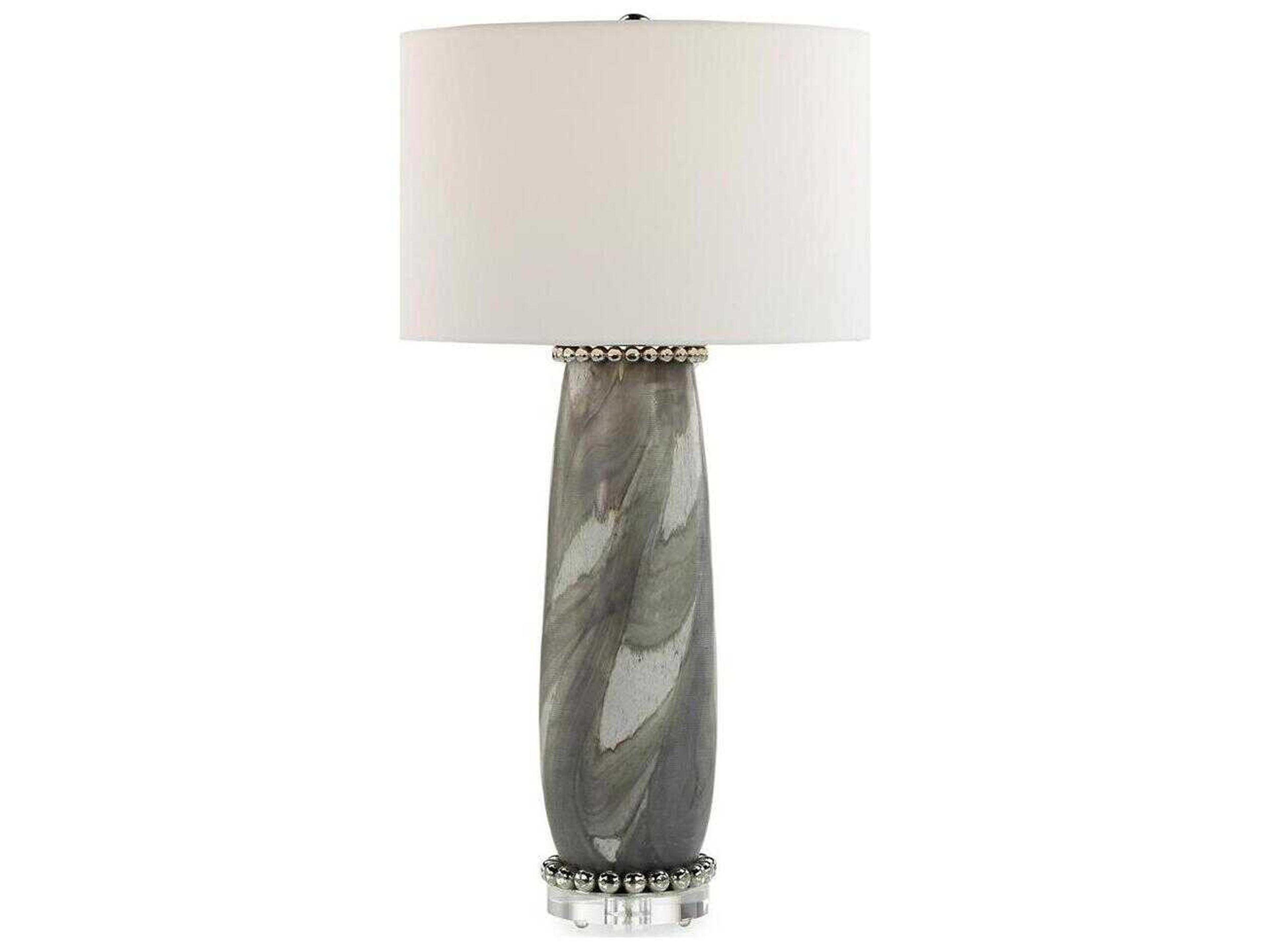 Escuro Charcoal Gray Buffet Lamp