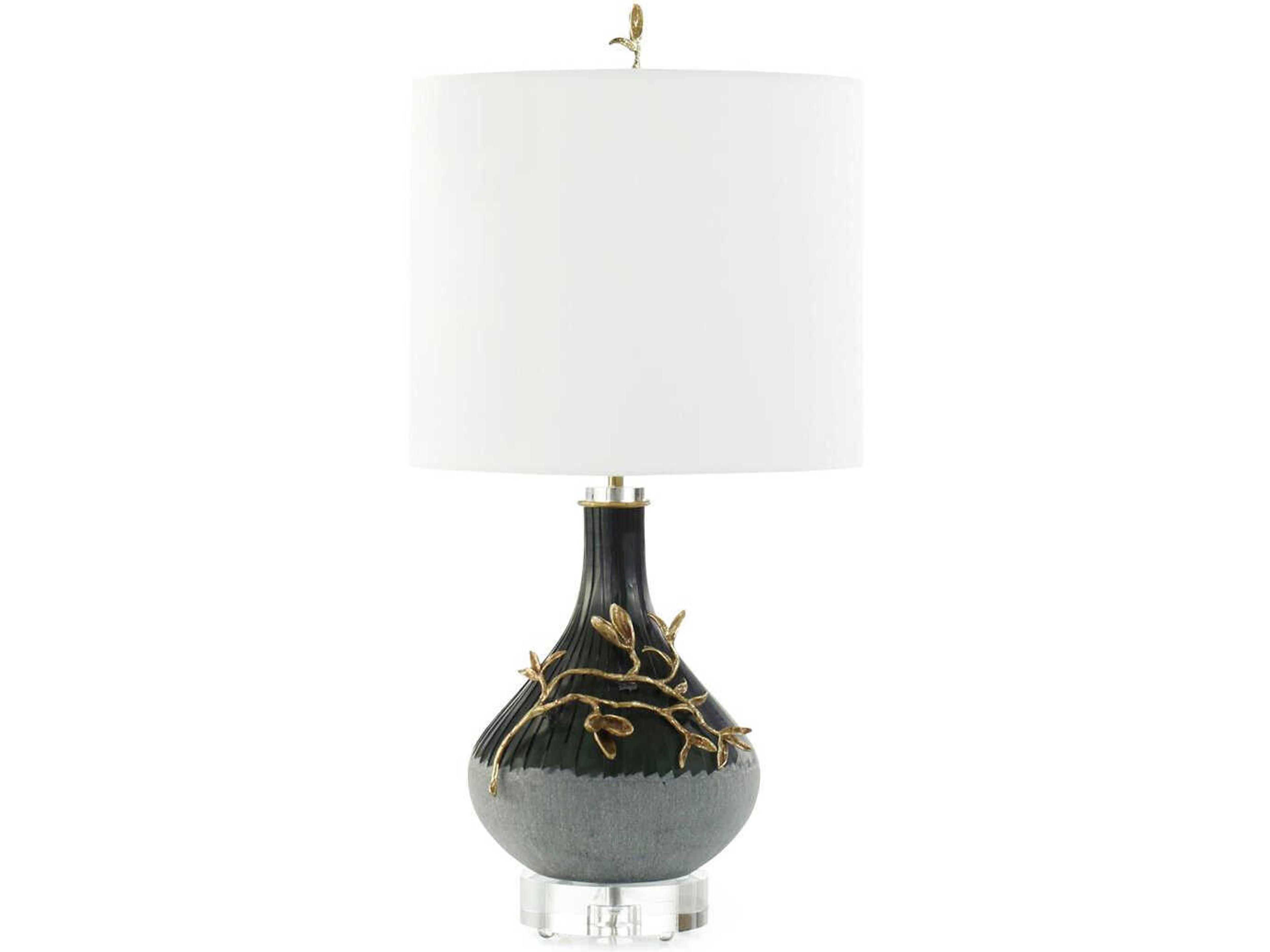 John Richard Midnight Grove Black Buffet Lamp
