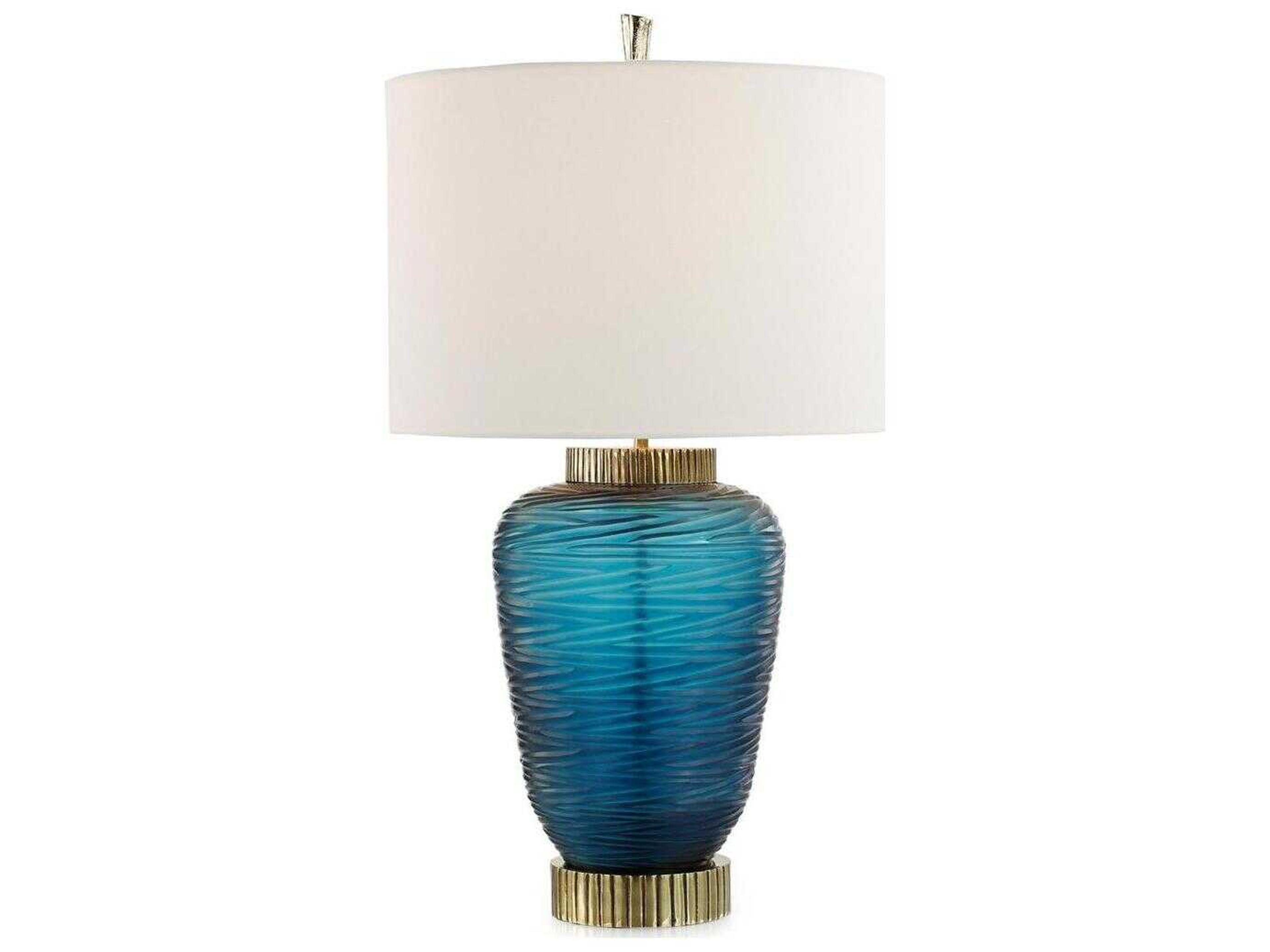 John Richard Cyclone Midnight Blue Buffet Lamp