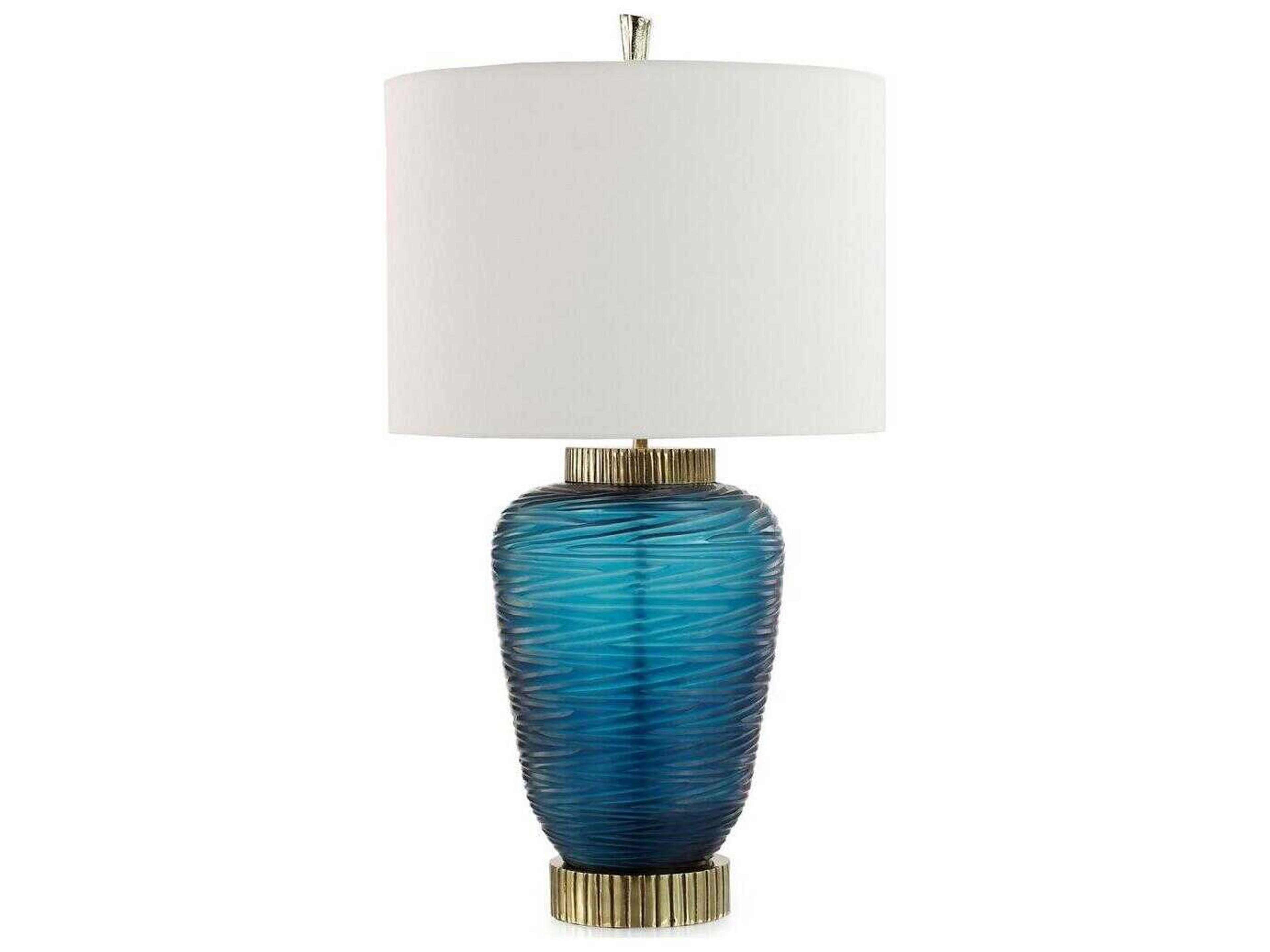 John Richard Cyclone Midnight Blue Buffet Lamp