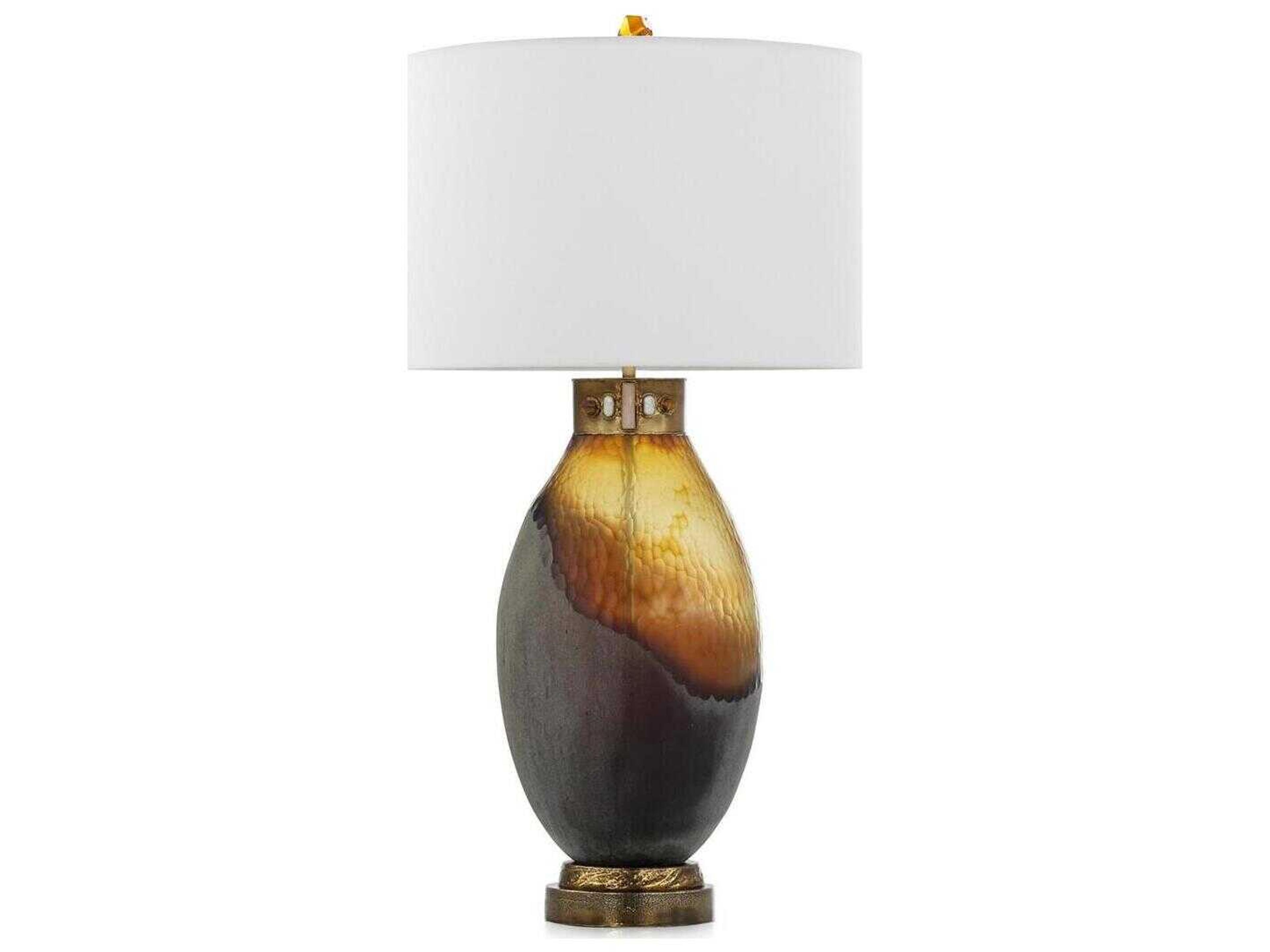 John Richard Tramonto Brown Buffet Lamp