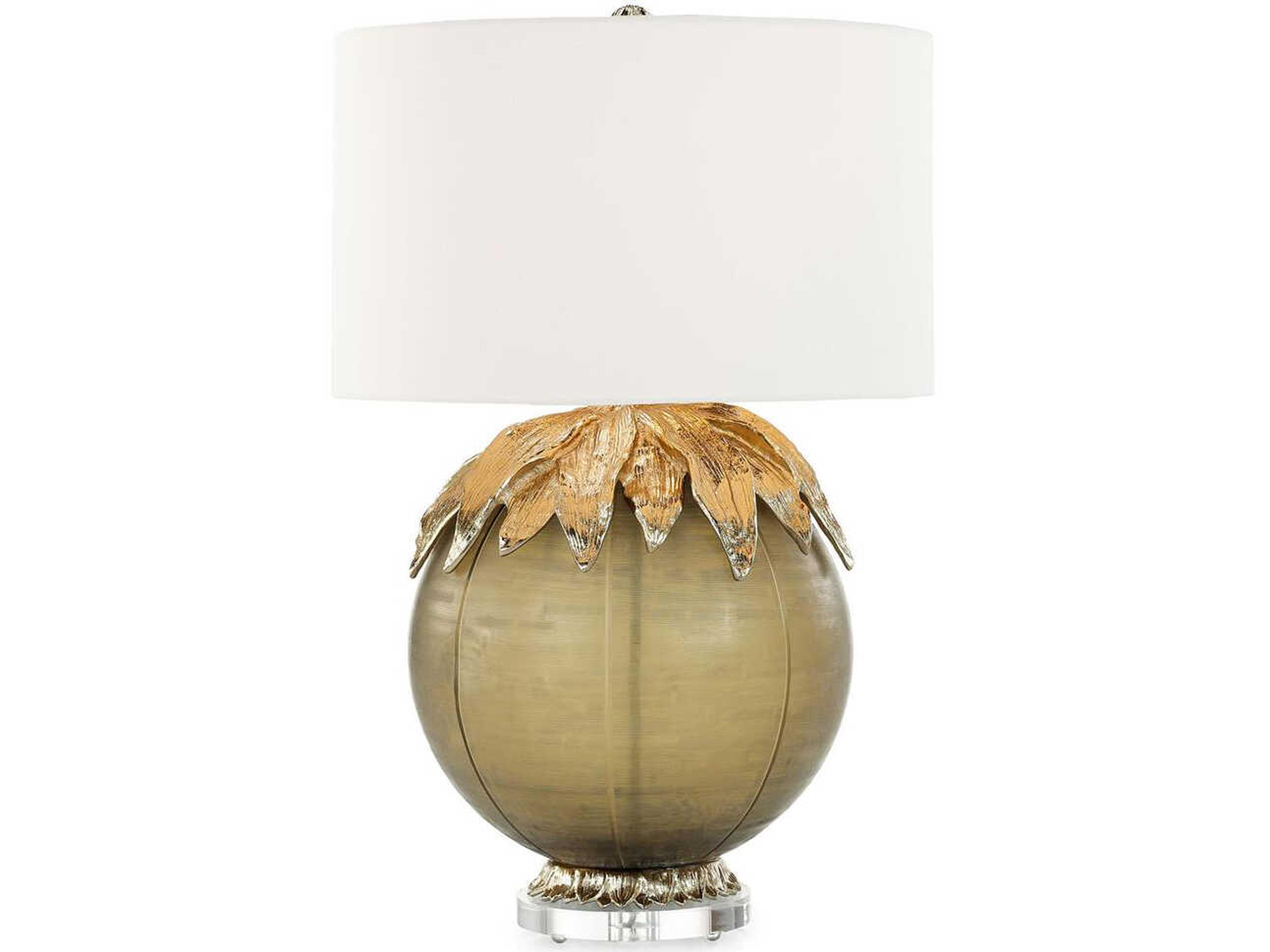 John Richard Tournesol Taupe Brown Buffet Lamp