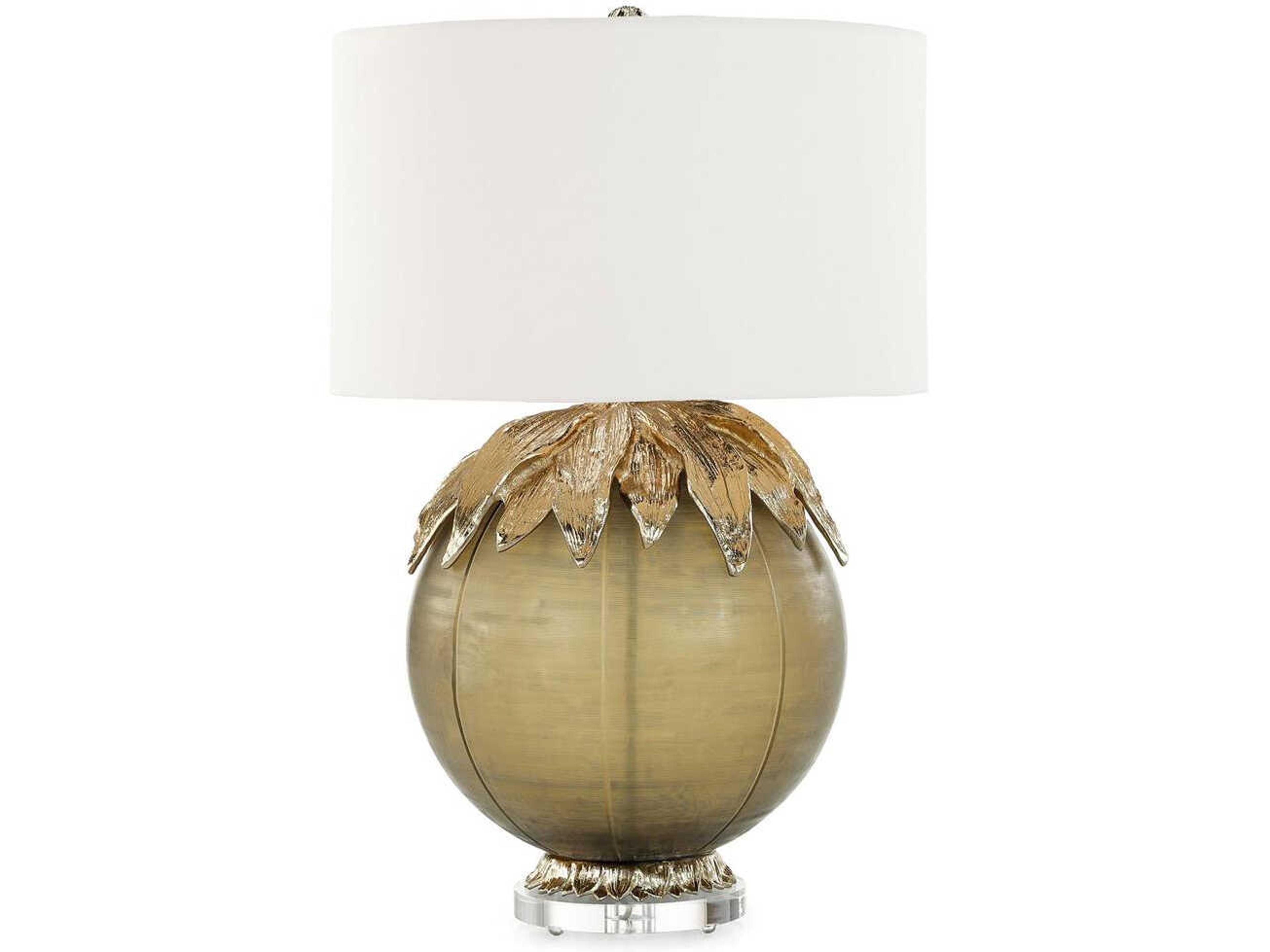 John Richard Tournesol Taupe Brown Buffet Lamp