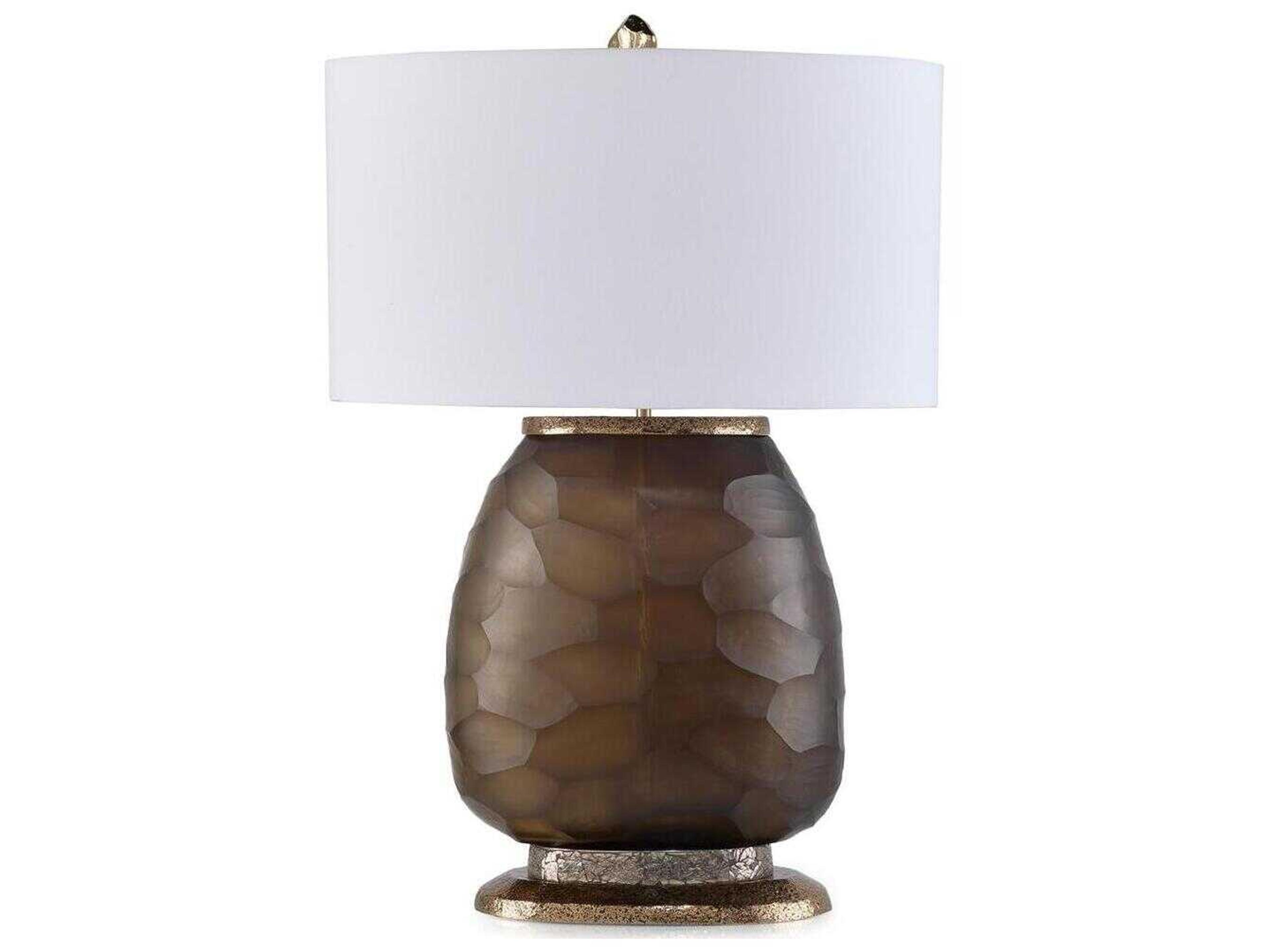 John Richard Avellana Brown Buffet Lamp