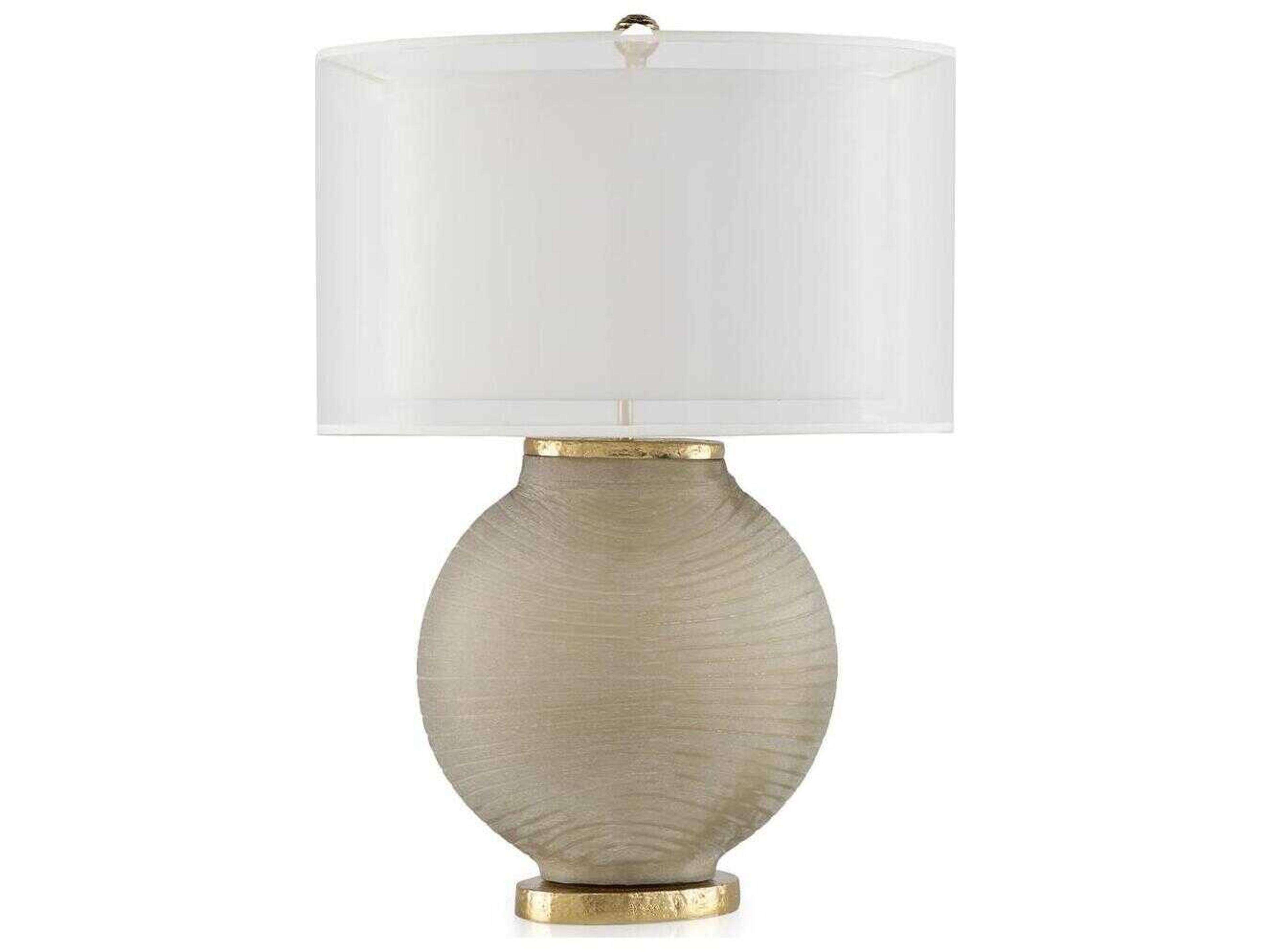 John Richard Vibrations Champagne Brown Buffet Lamp