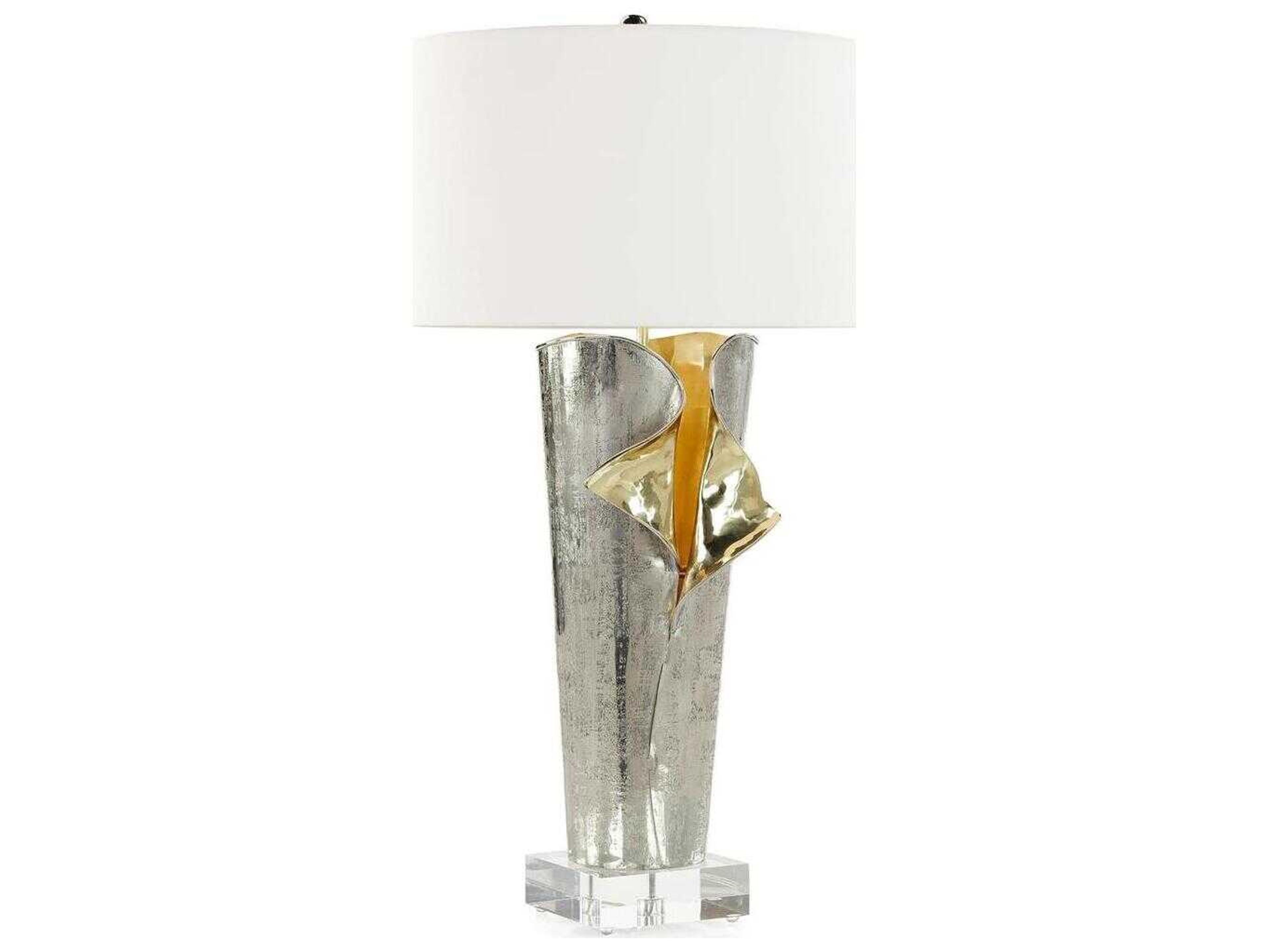 John Richard Andiamo Silver Gold Buffet Lamp