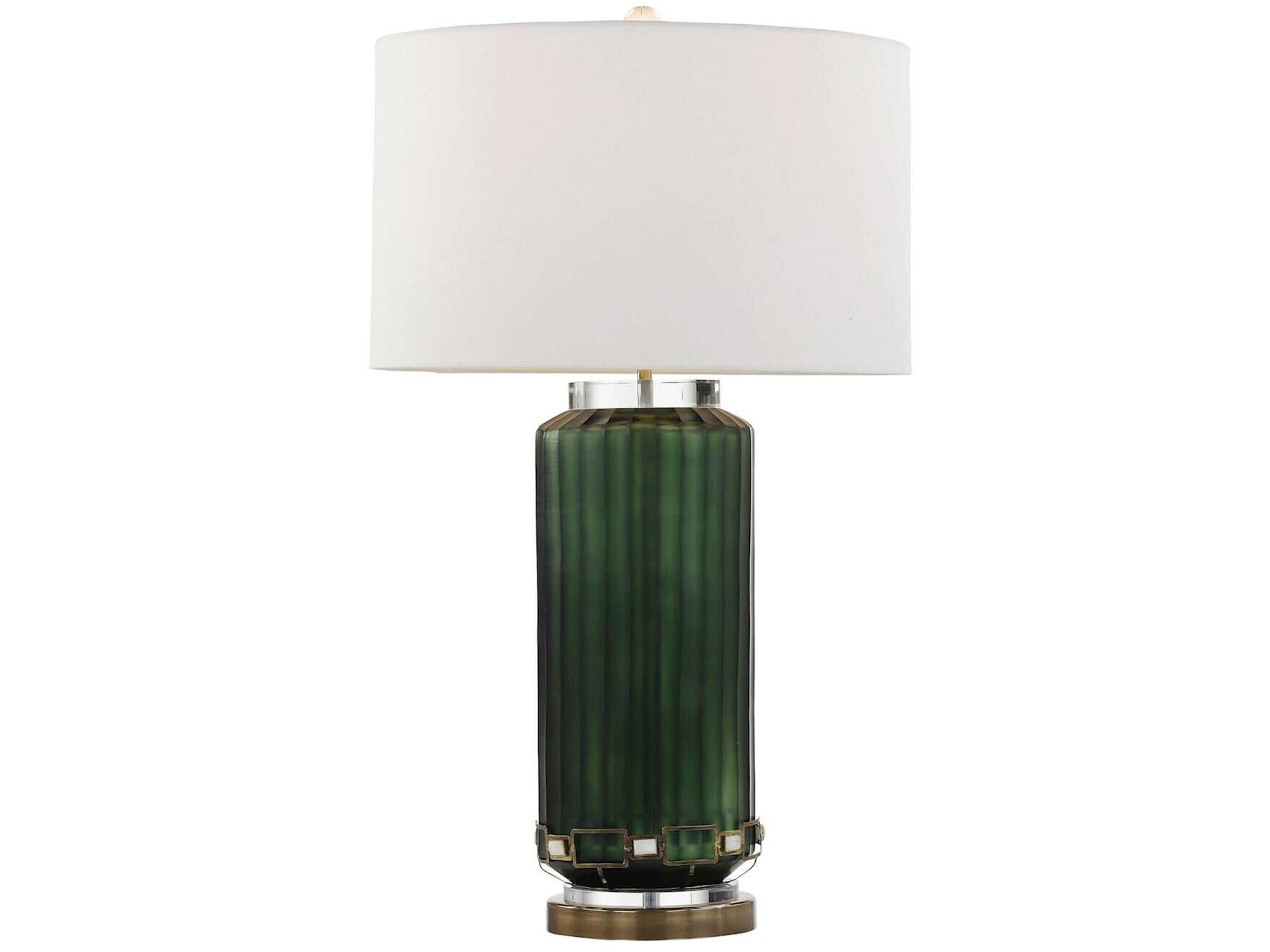 John Richard Valentina Dark Green Buffet Lamp