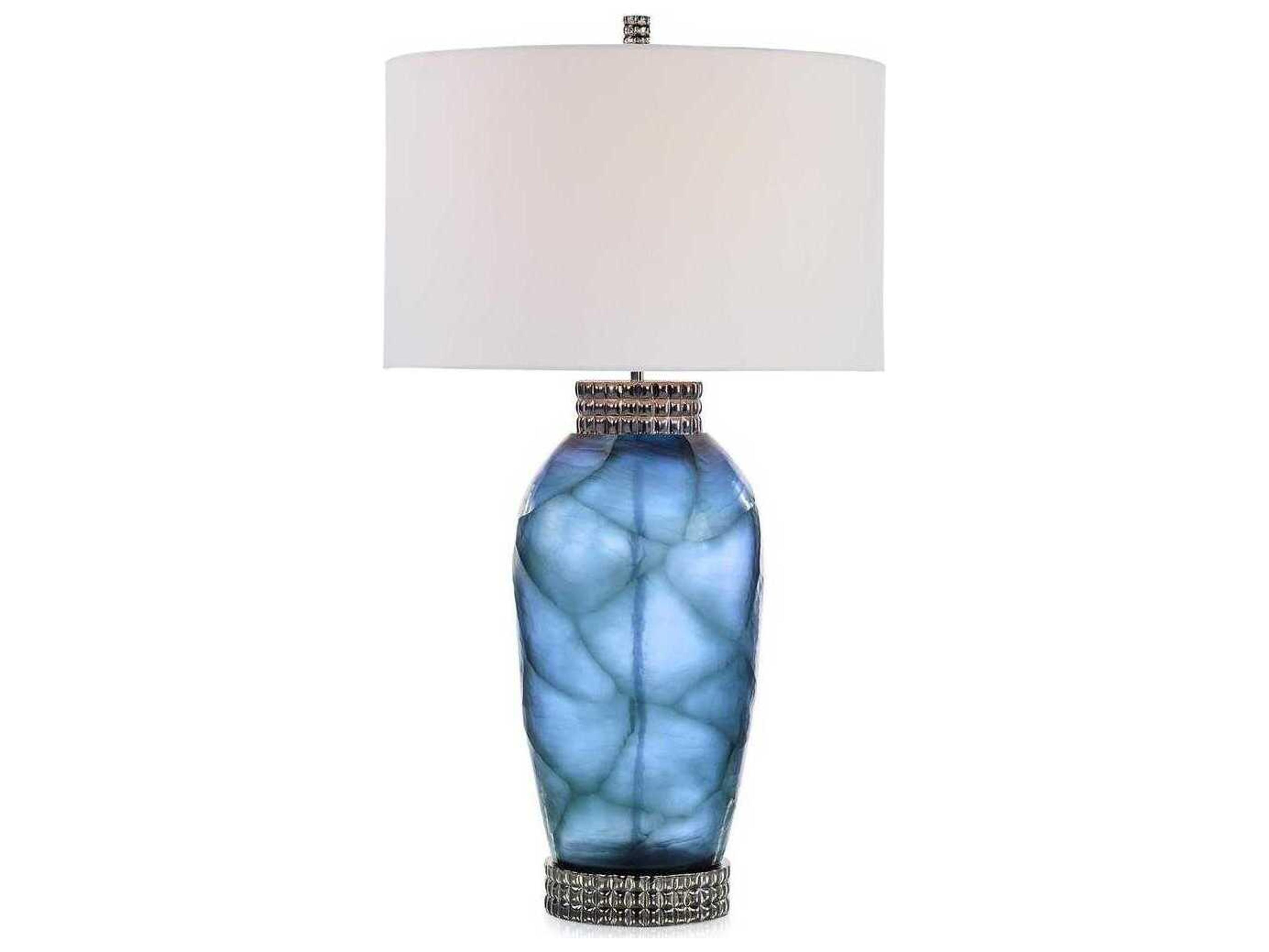 John Richard Sirena Dark Blue Buffet Lamp