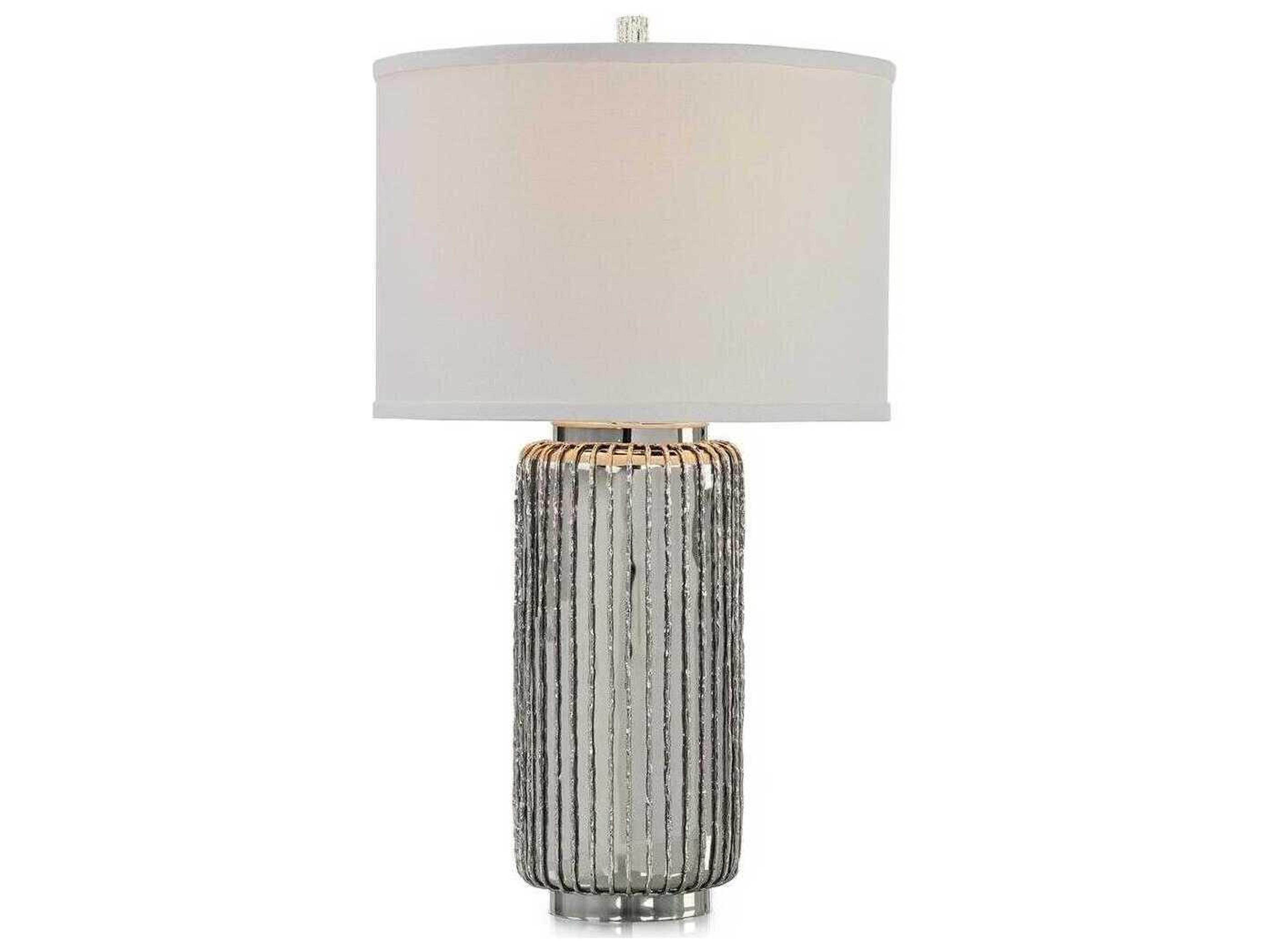 John Richard Crista Nickel Buffet Lamp