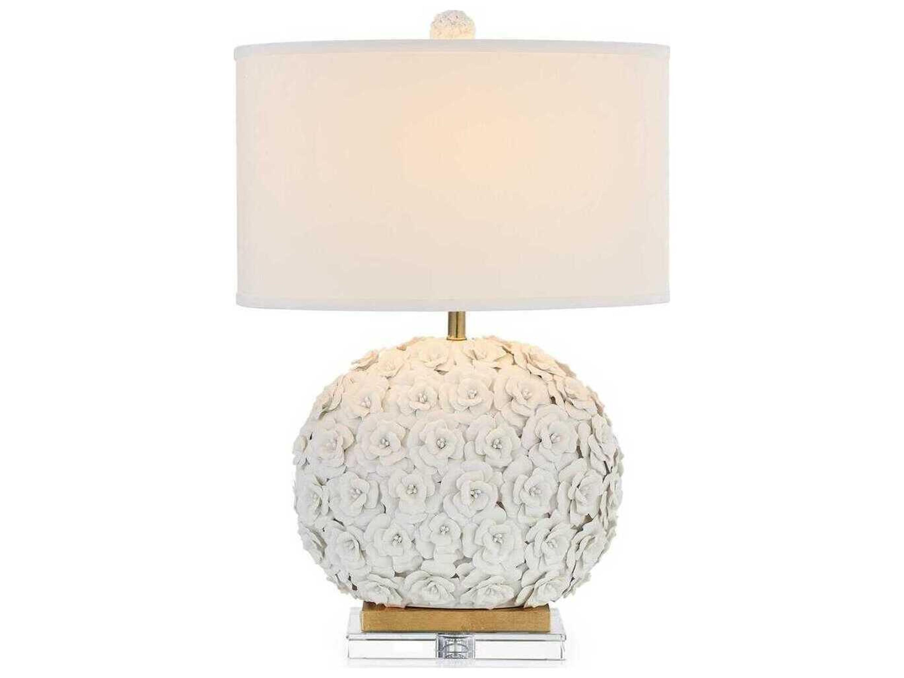 Freya White Buffet Lamp