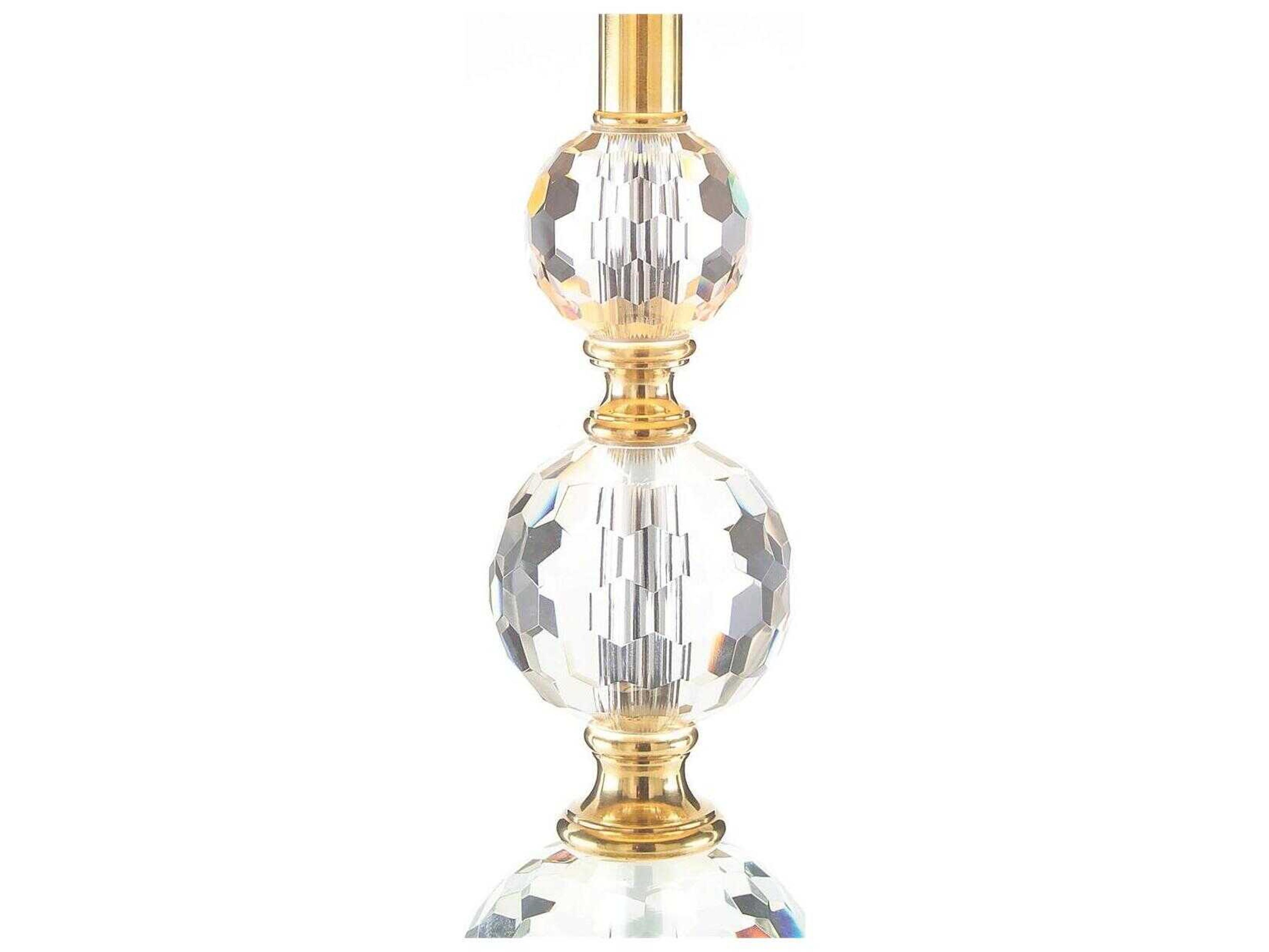 John Richard Briolette Brass Buffet Lamp