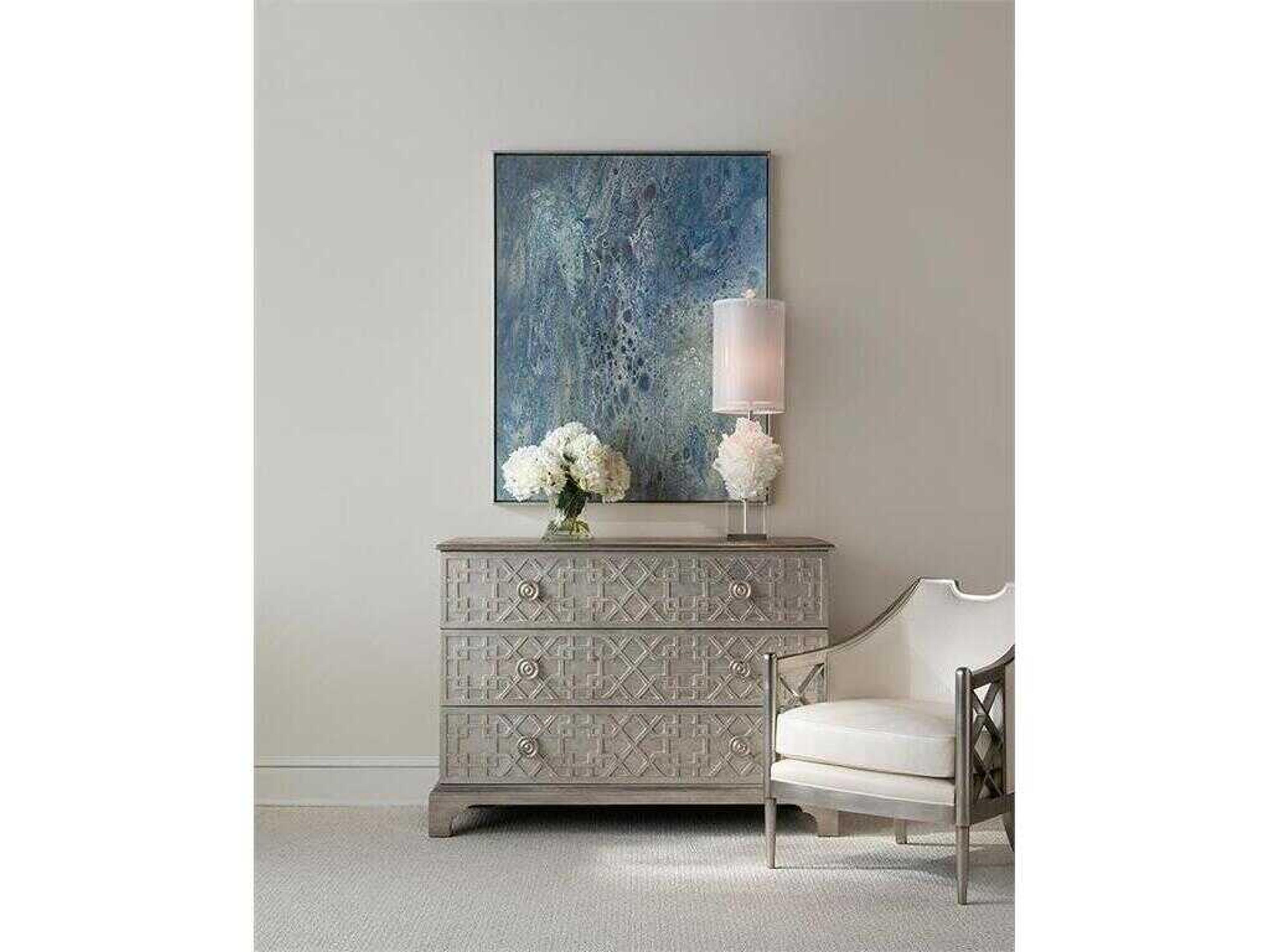 John Richard Celene Clear Selenite White Crystal Buffet Lamp