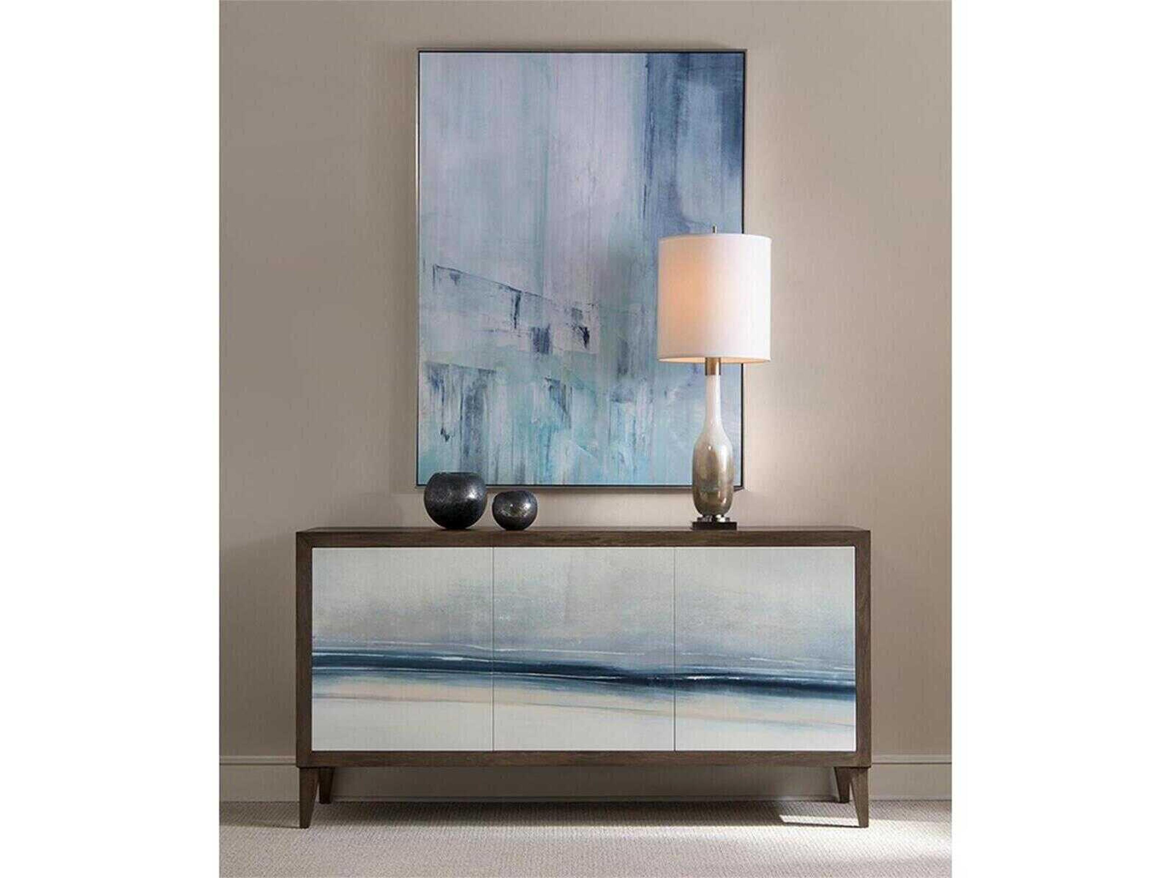 John Richard Hand Blown Buffet Golden Opulence Glass Lamp