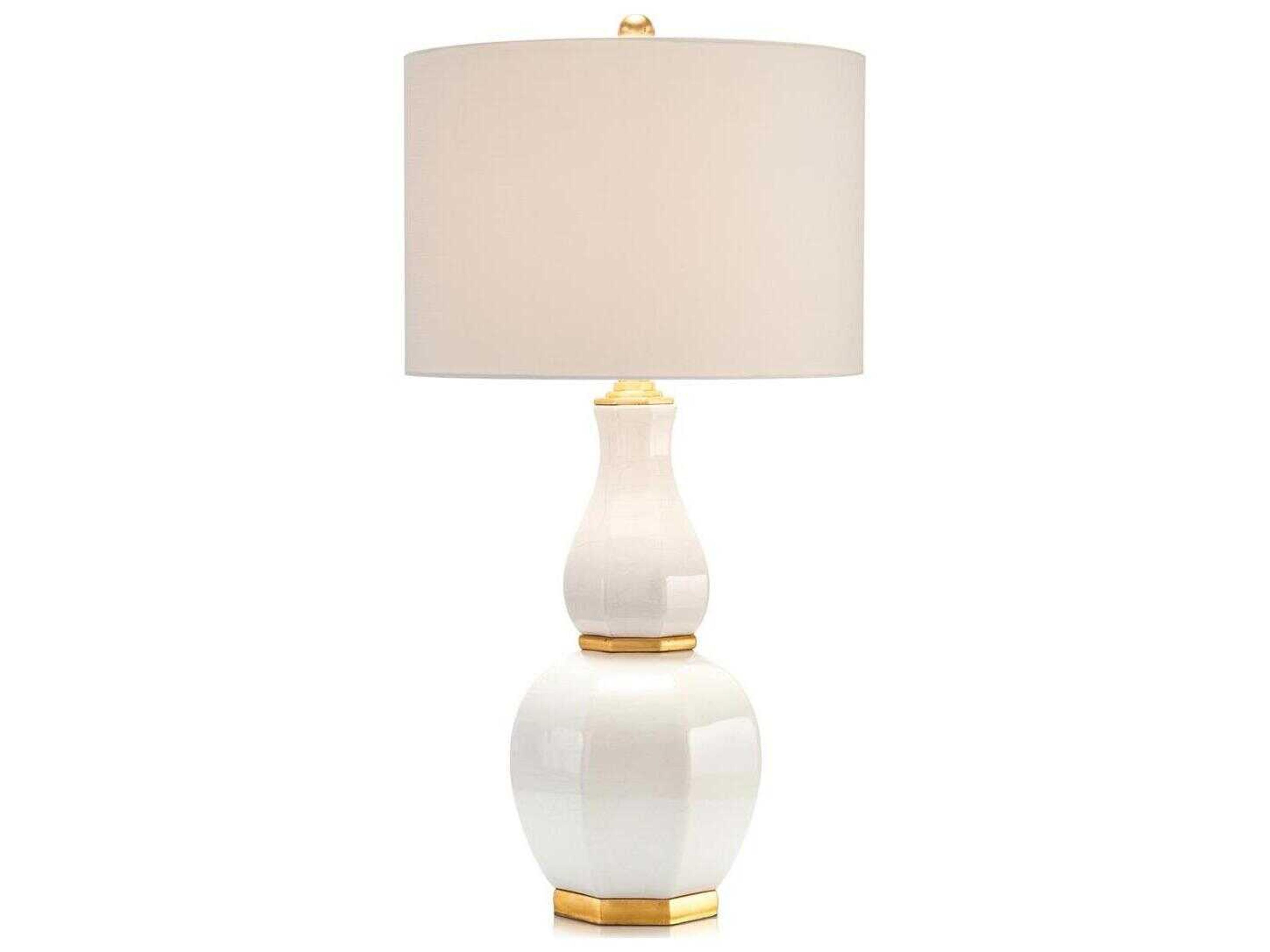 John Richard Luminous Ginger Creamy White Buffet Lamp