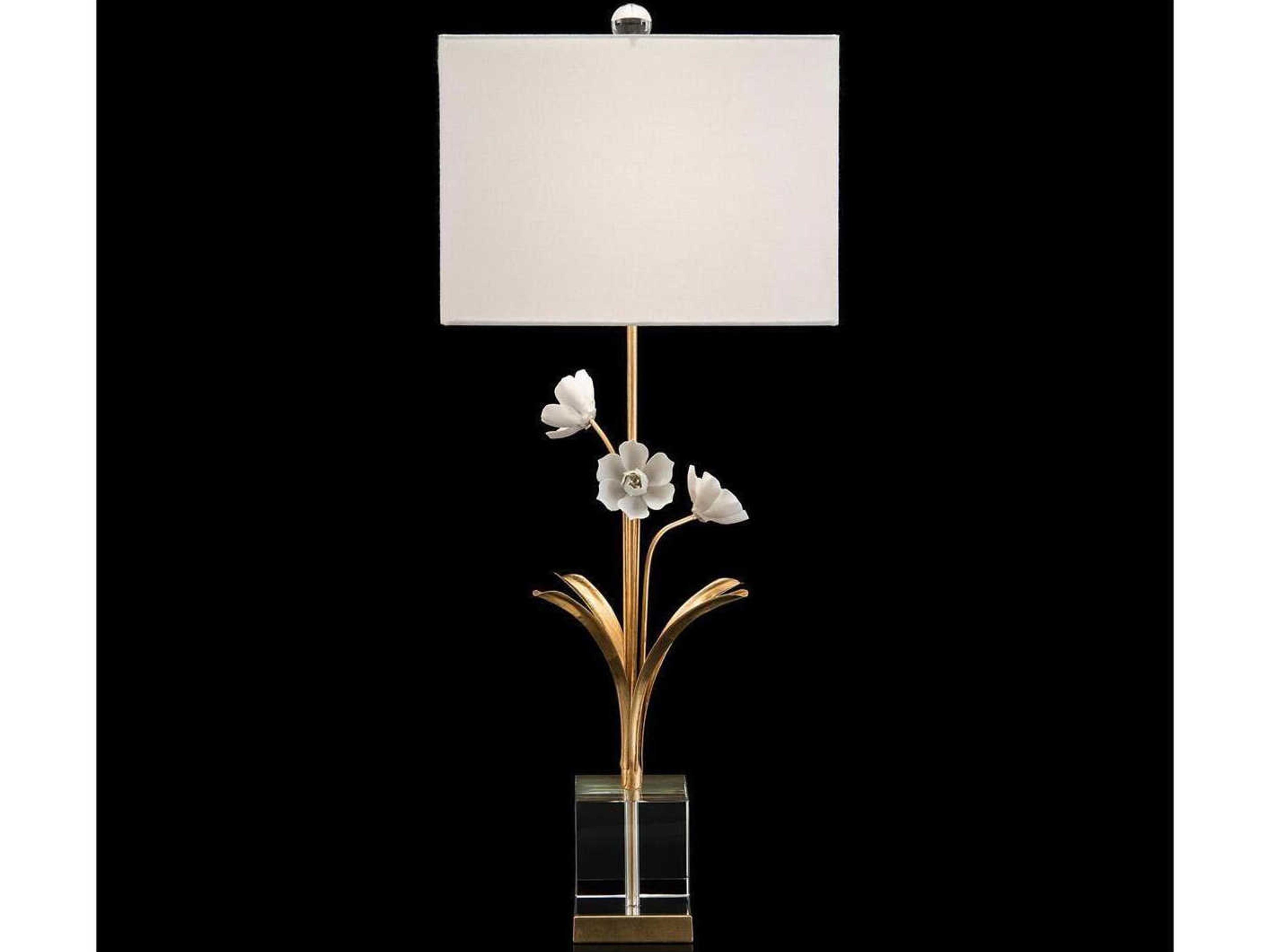 Spring Has Sprung Crystal Clear Buffet Lamp