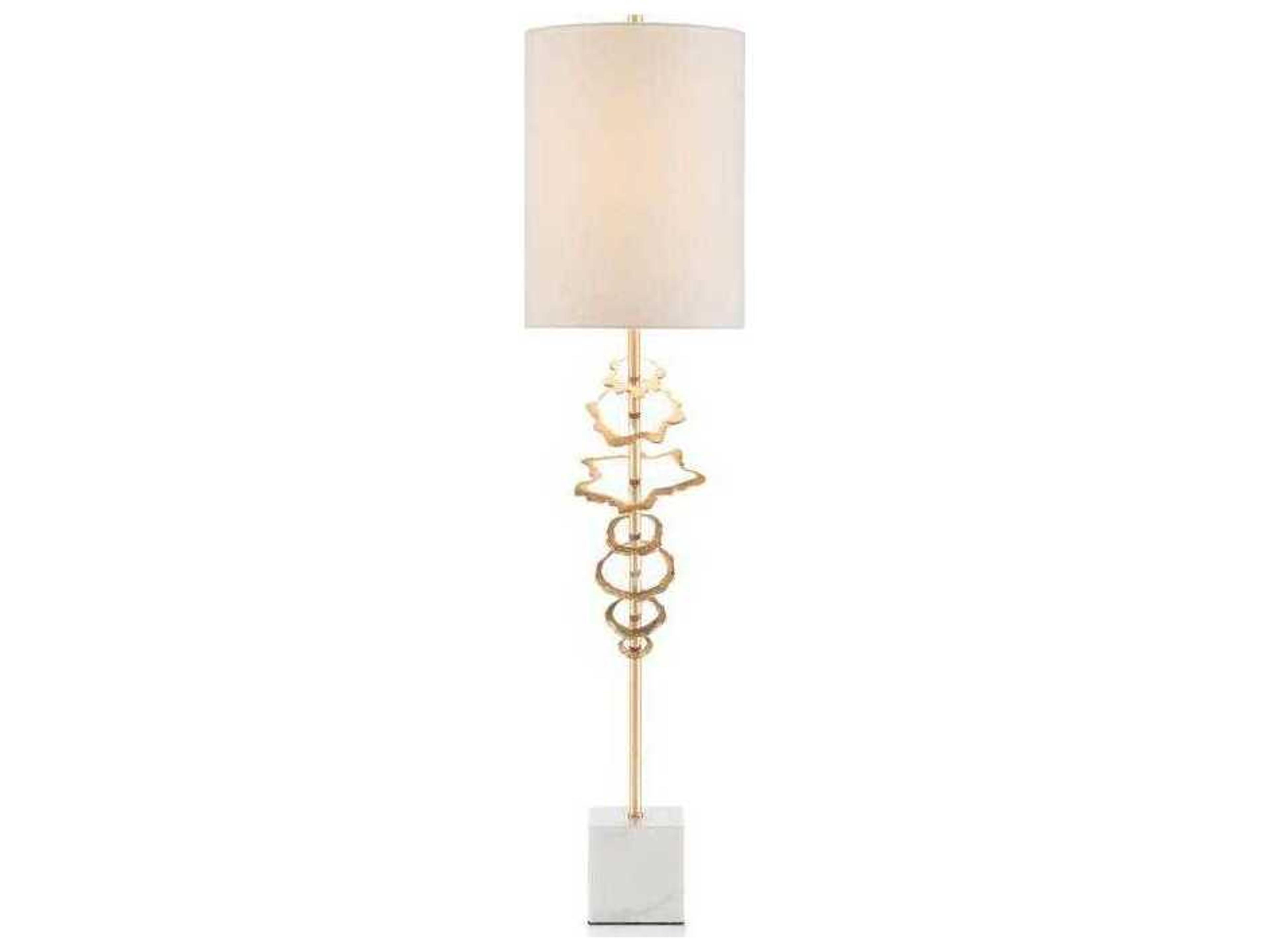 John Richard Floating Disc Gold Leaf Buffet Lamp