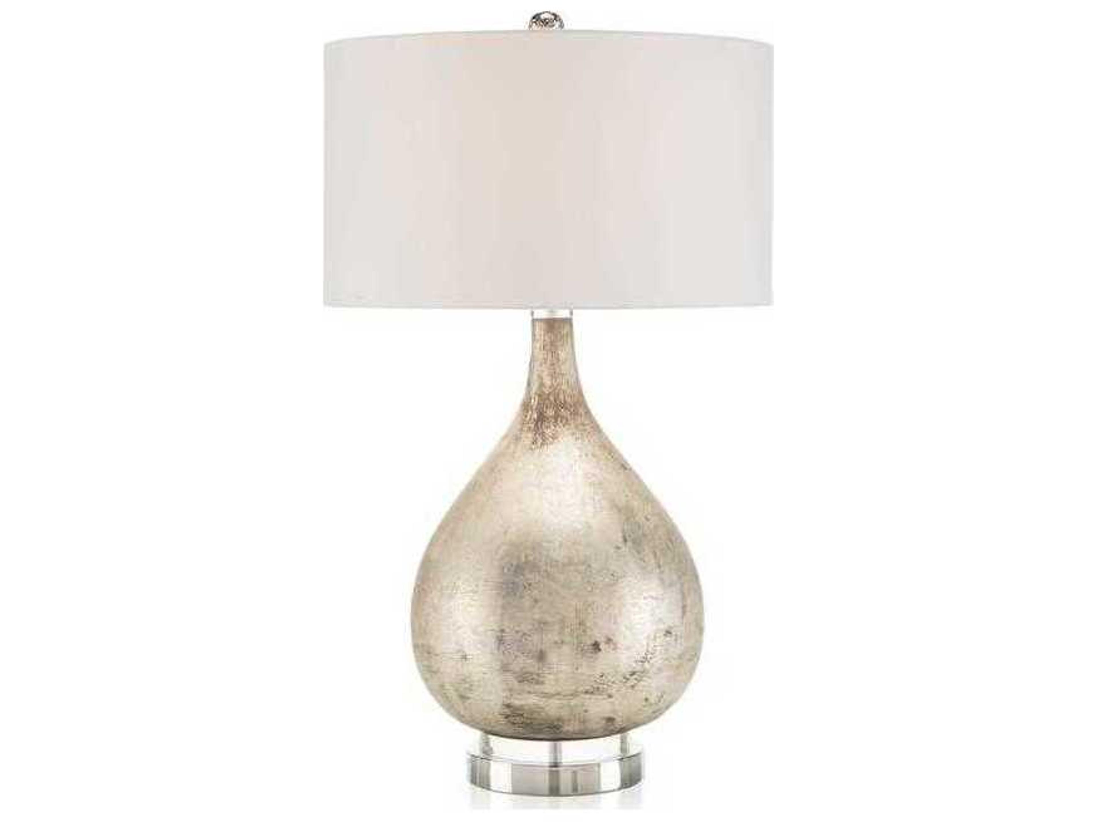 John Richard Silver Buffet Lamp
