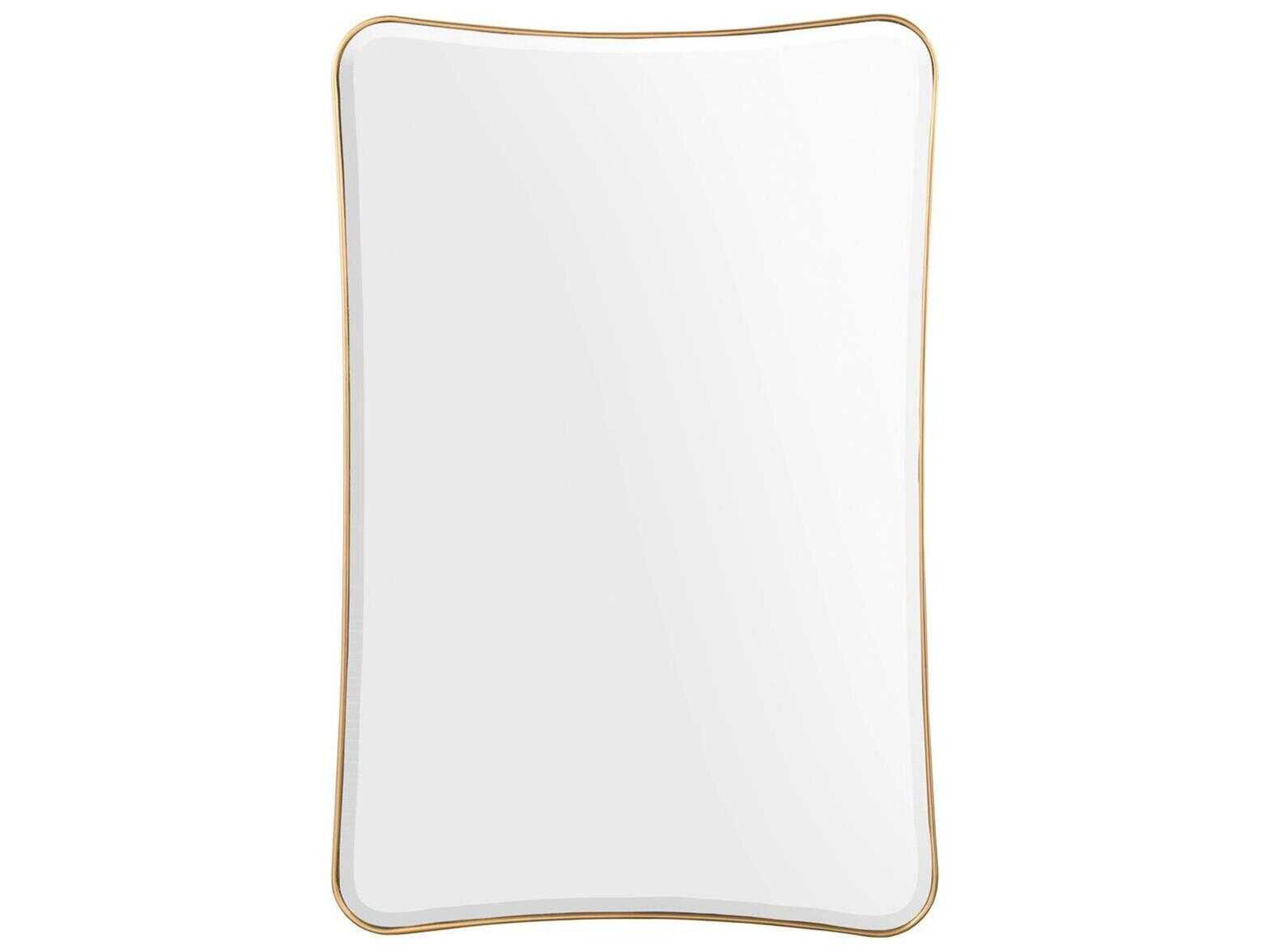 John Richard Gold Moran Rectangular Wall Mirror