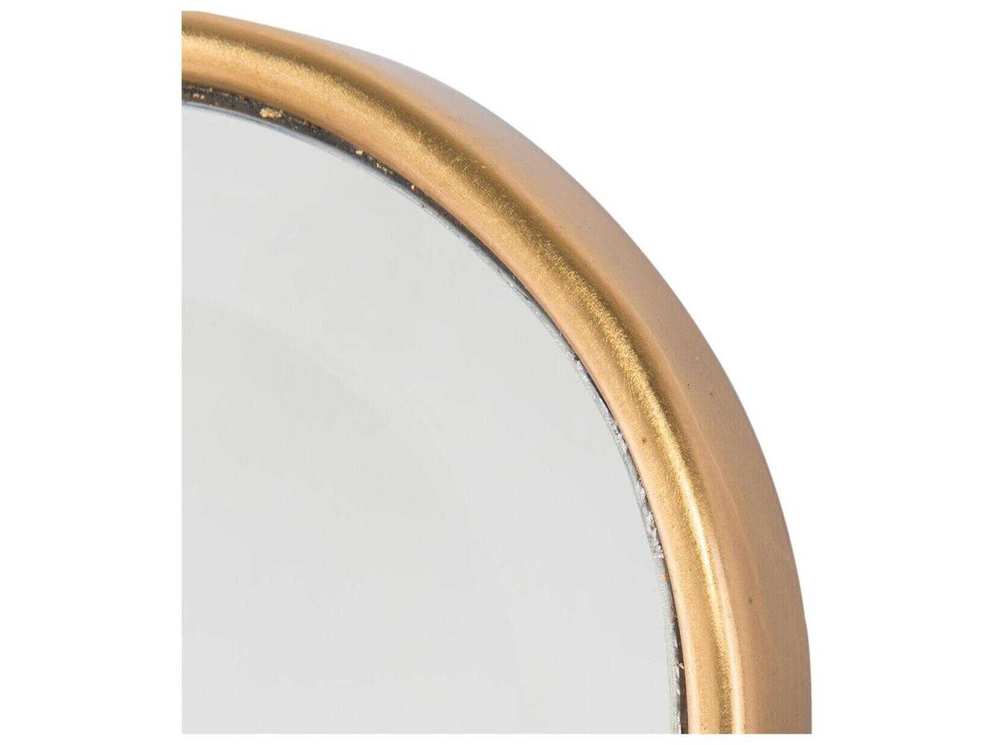 John Richard Gold Moran Rectangular Wall Mirror